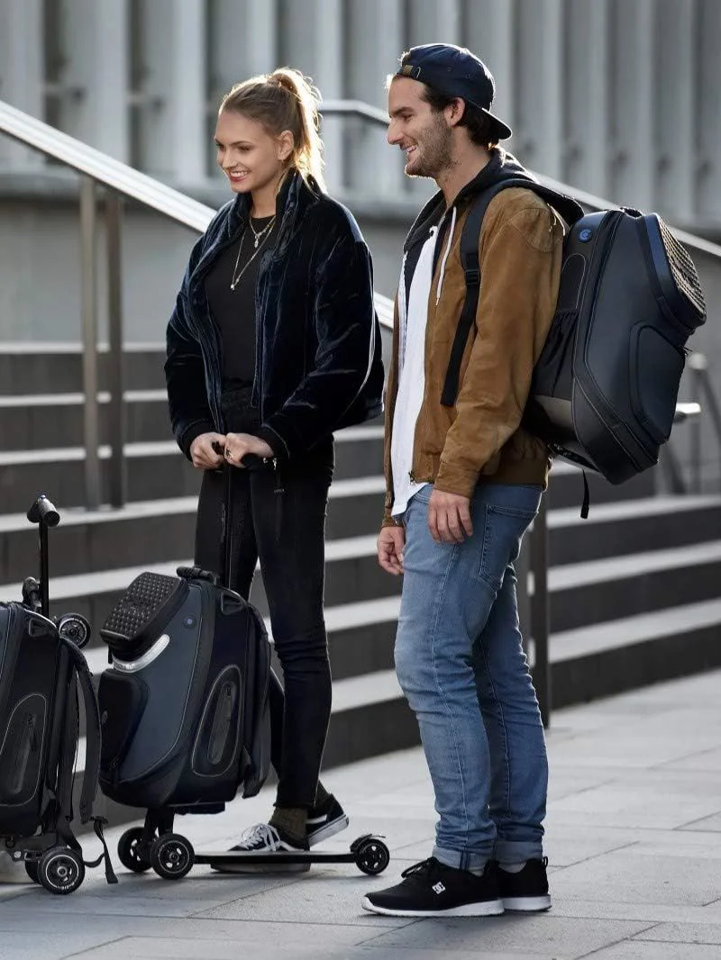 Самокат Micro Luggage Kickpack Black
