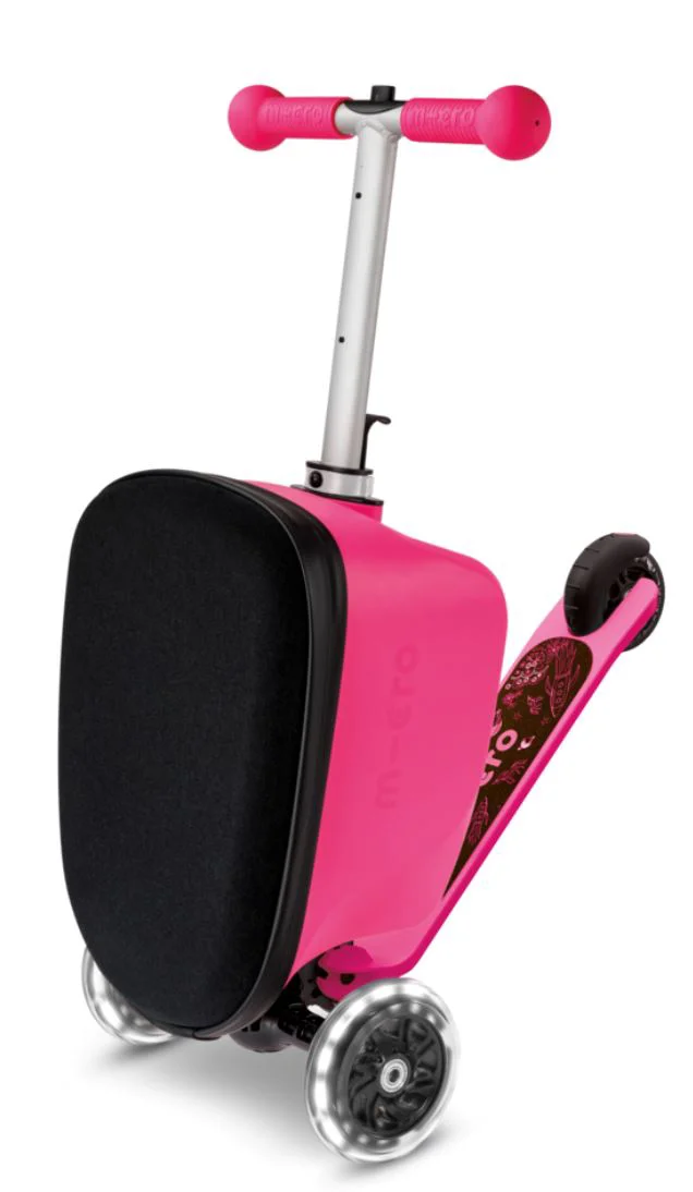 Trotineta Micro Luggage Junior Patch & Play Pink