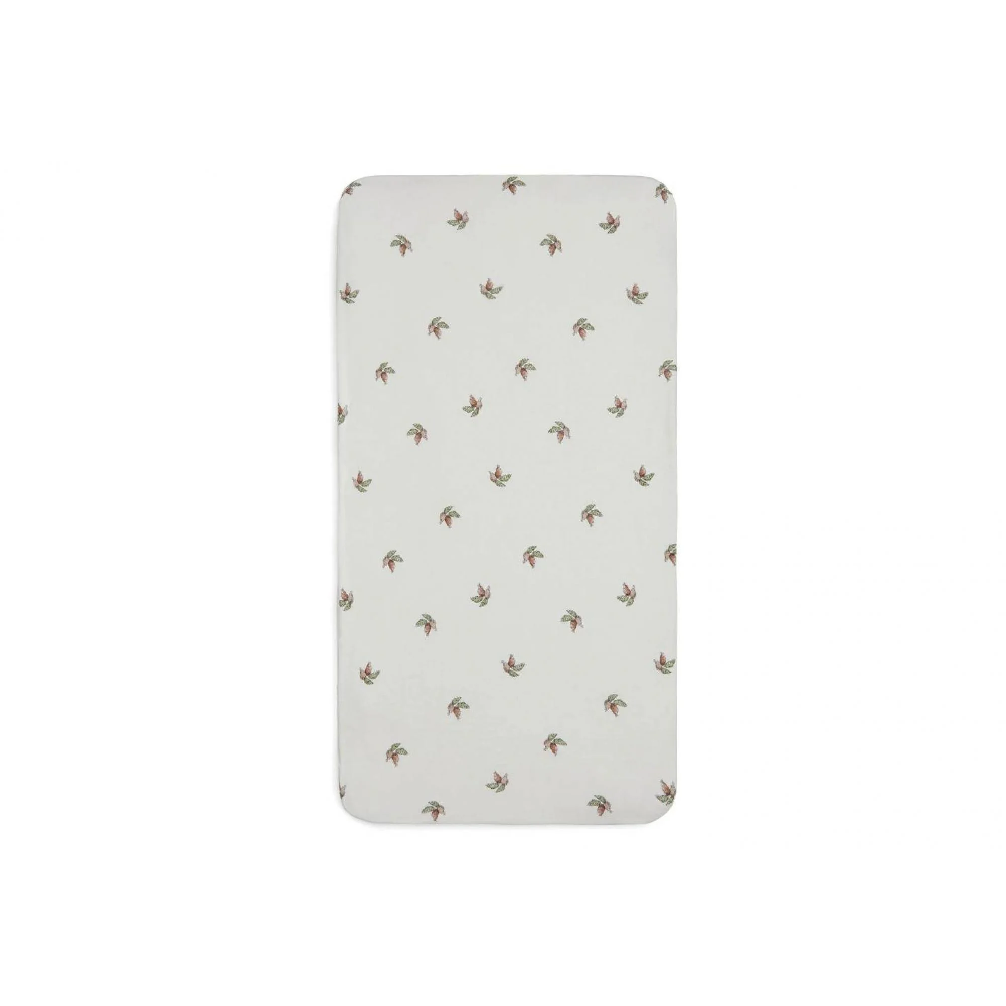 Cearsaf cu elastic Jollein Jersey Rosehip, 120x60 cm foto