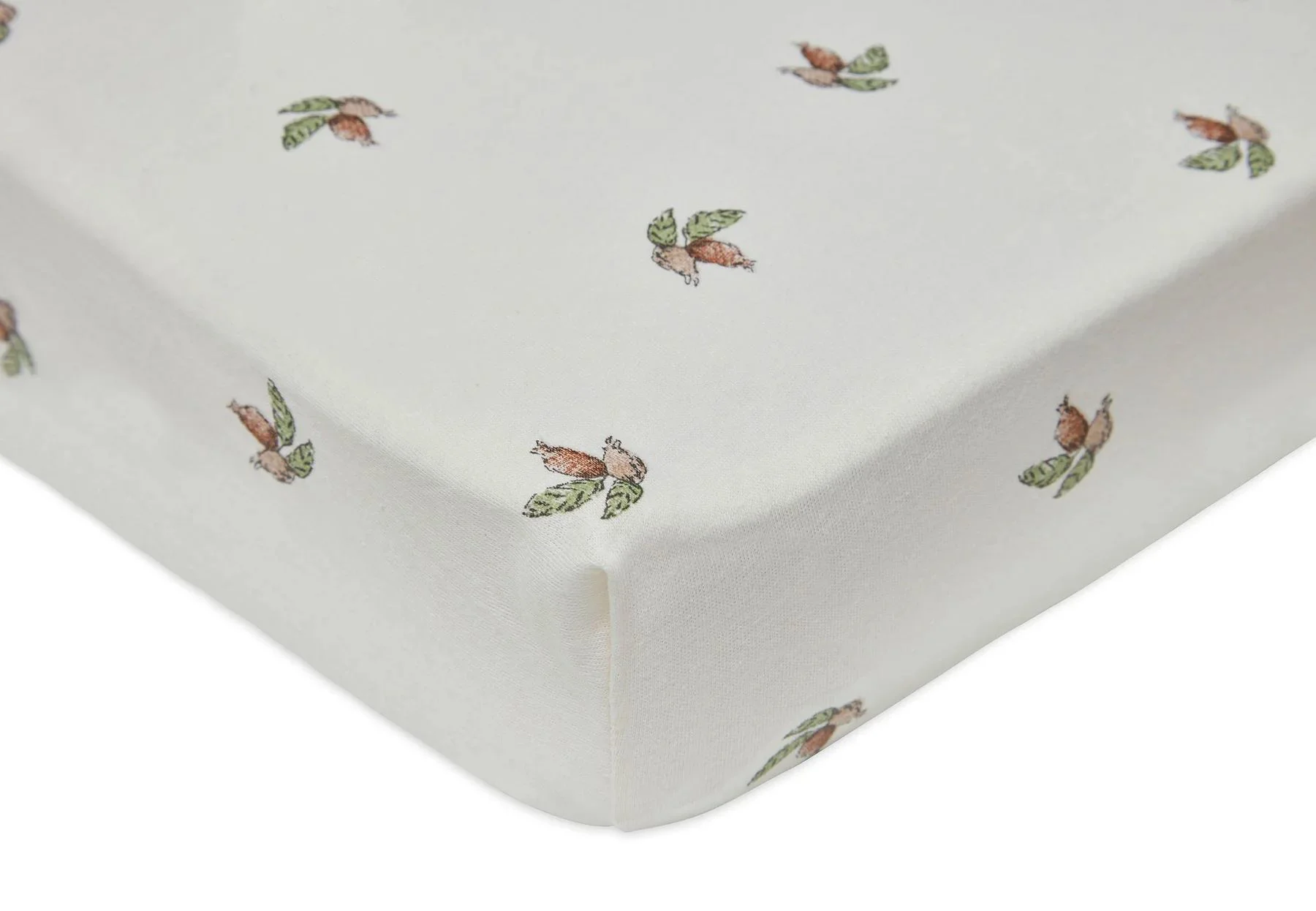 Cearsaf cu elastic Jollein Jersey Rosehip, 120x60 cm foto
