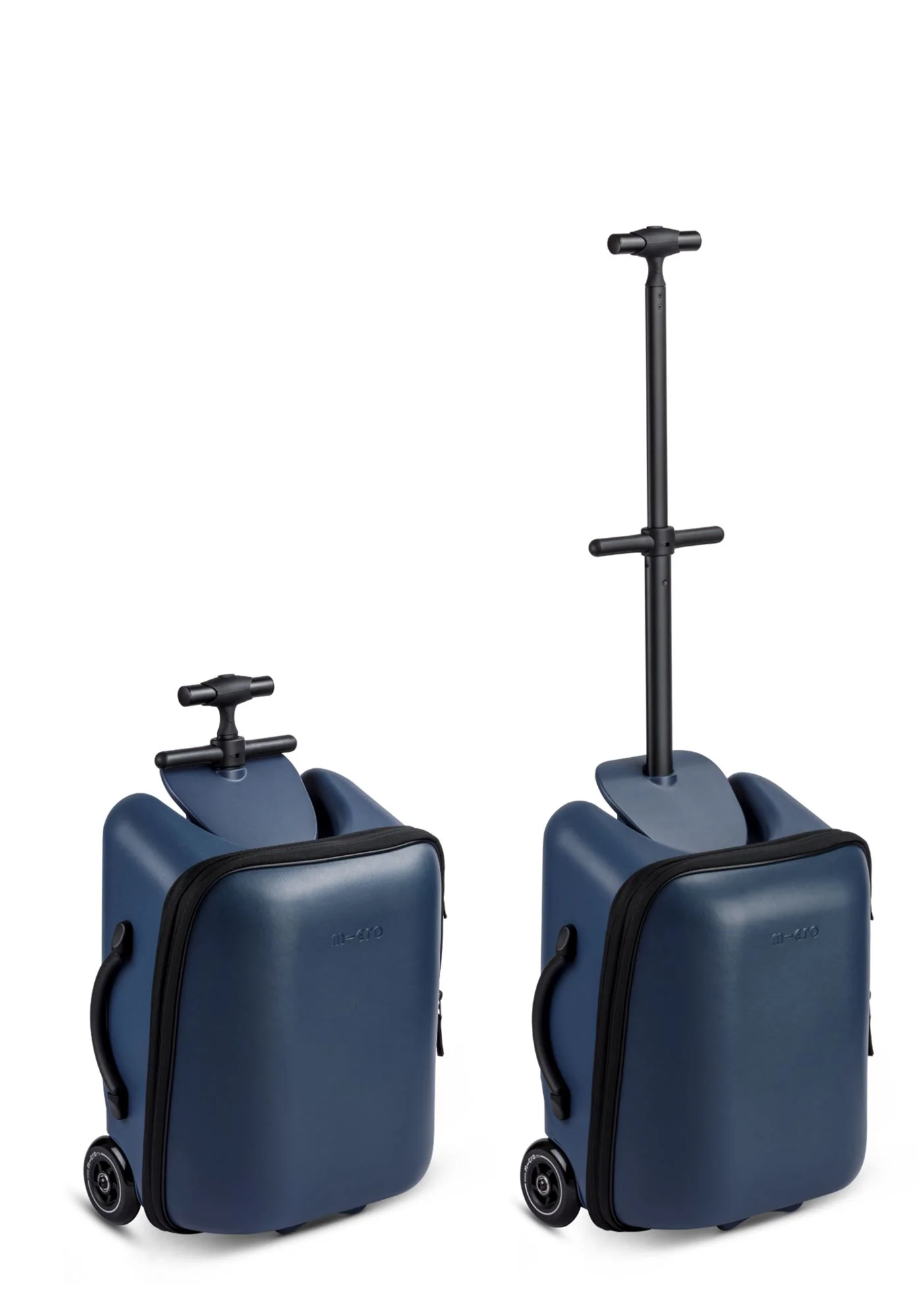 Troller Micro Ride On Luggage Eazy Weekender Dark Blue