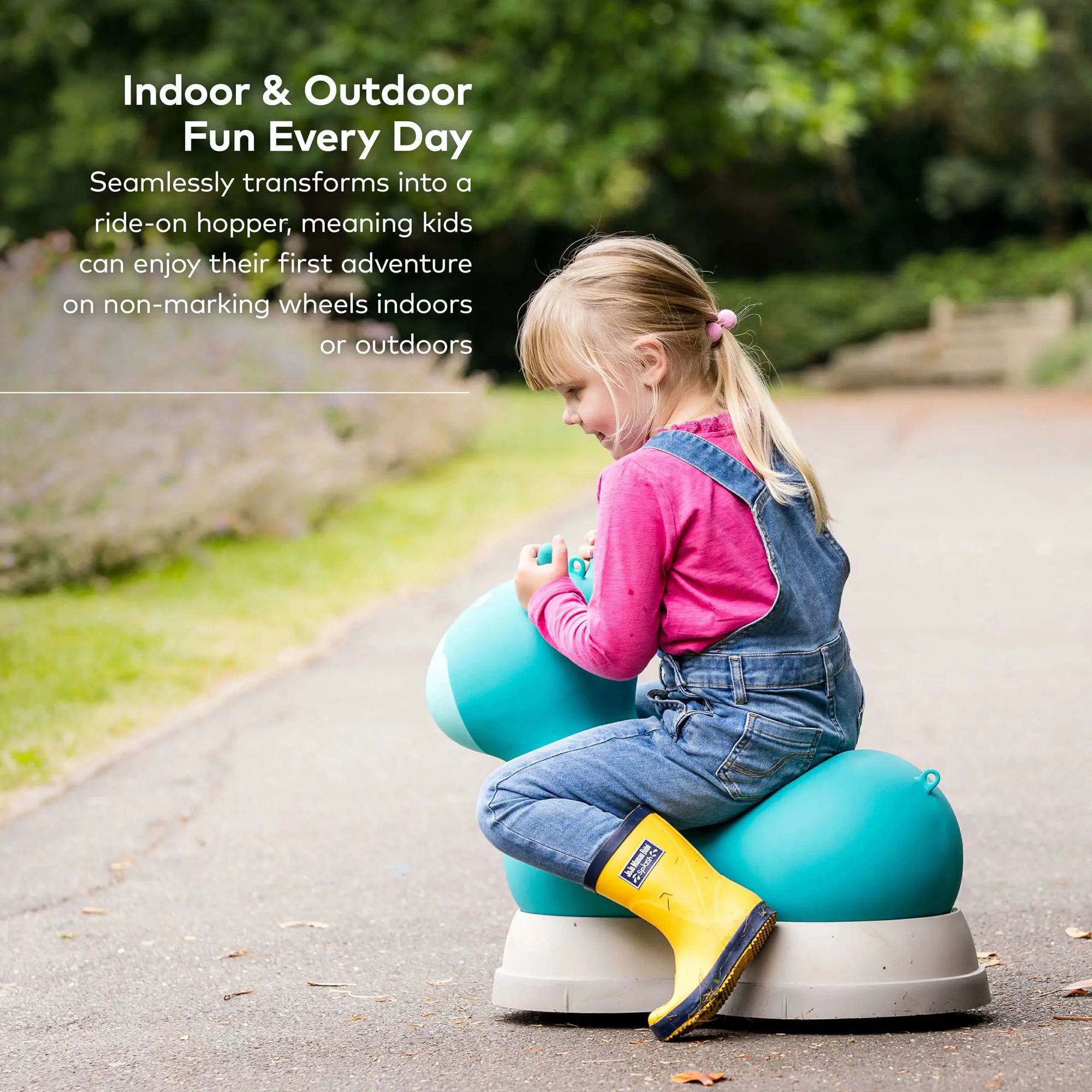 Tolocar Ride-On Micro Air Hopper II Aqua