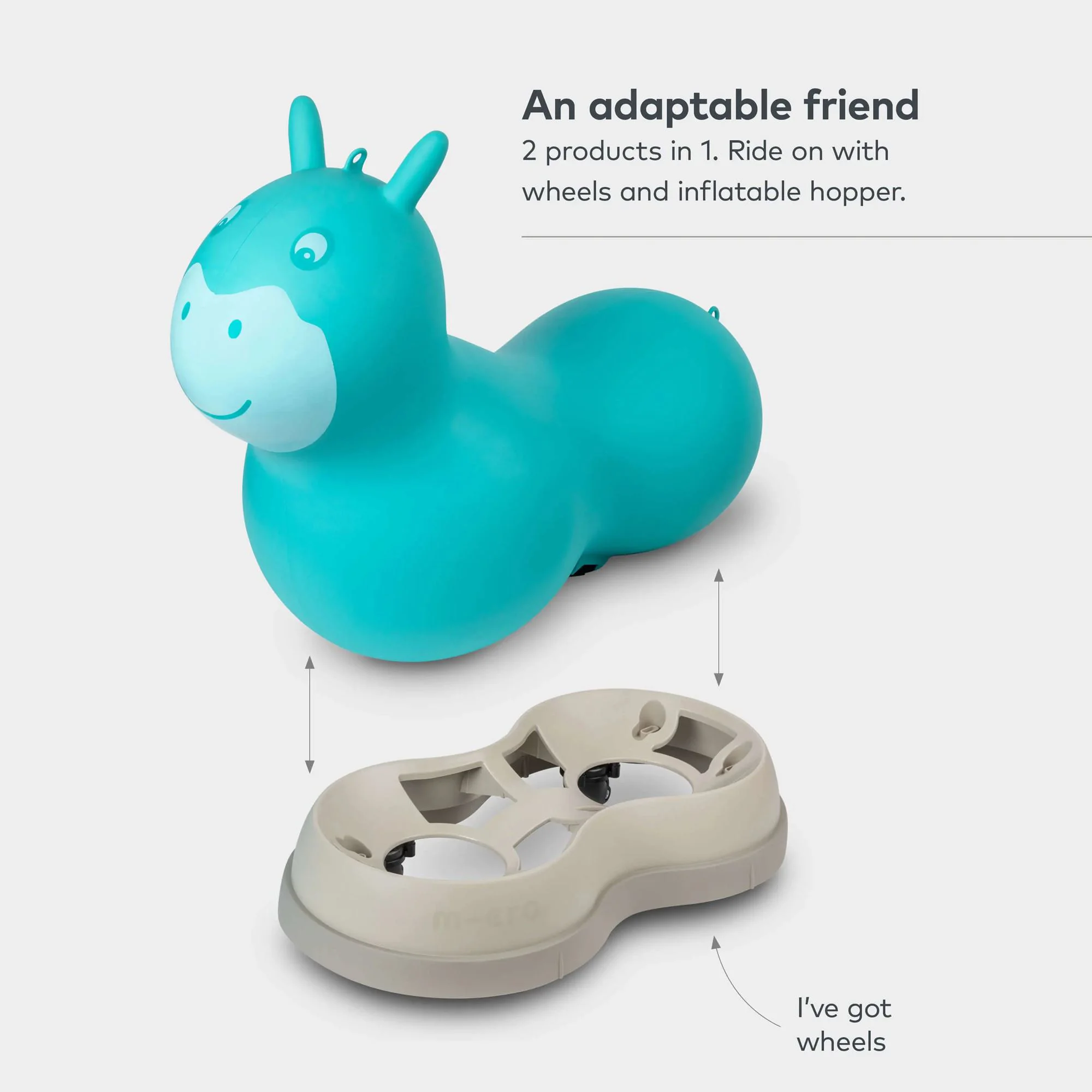 Tolocar Ride-On Micro Air Hopper II Aqua