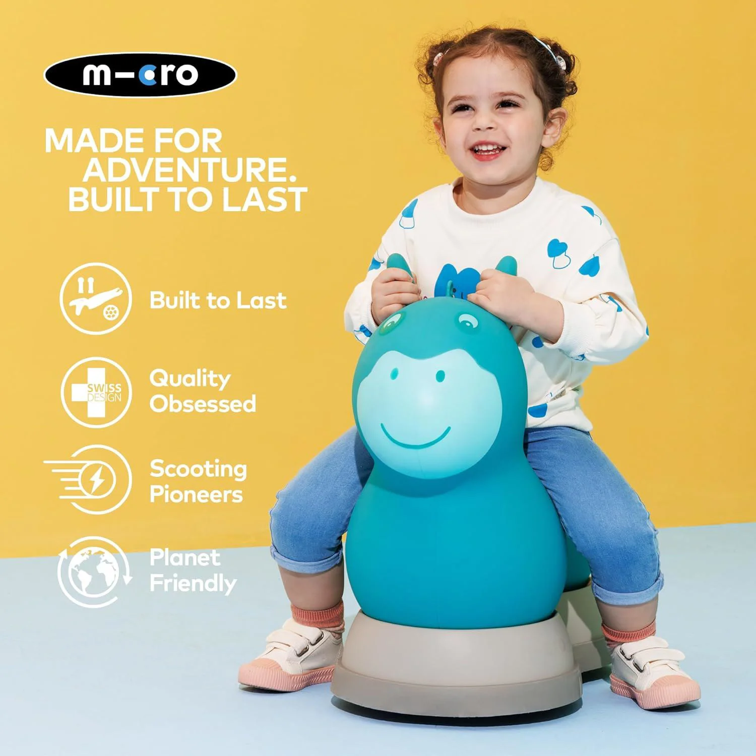 Tolocar Ride-On Micro Air Hopper II Aqua
