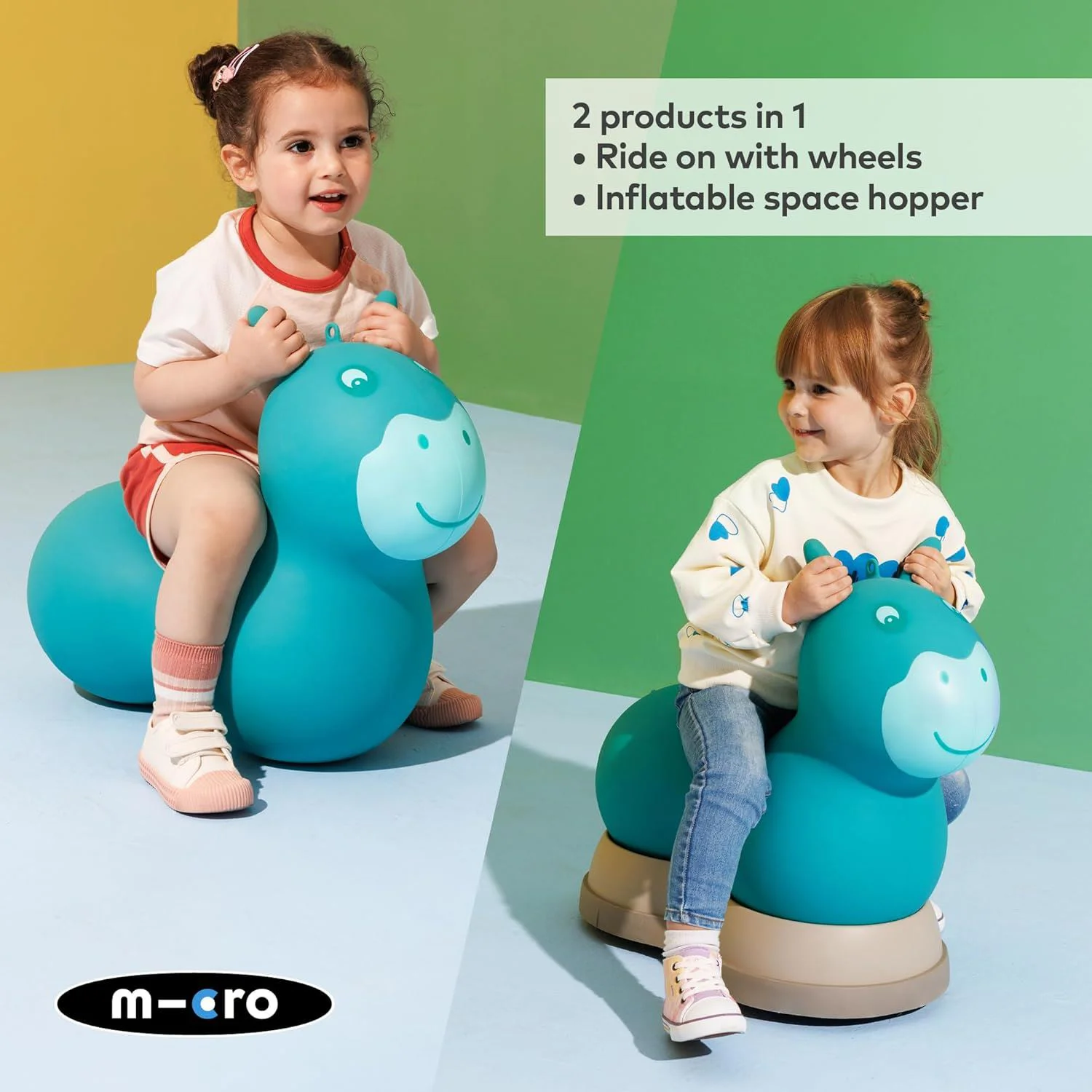 Tolocar Ride-On Micro Air Hopper II Aqua