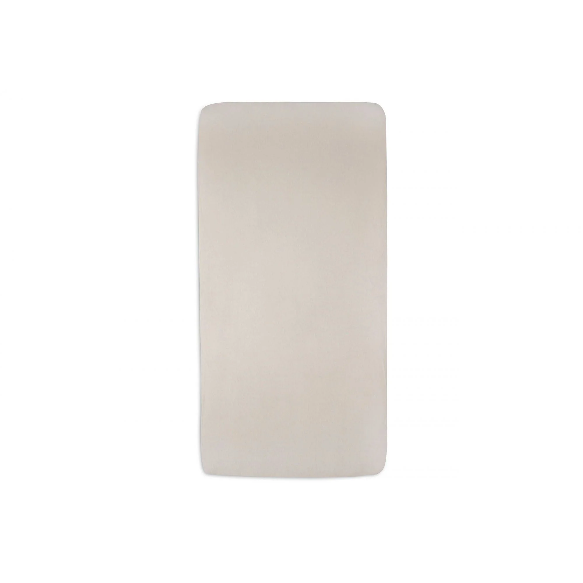 Простыня на резинке Jollein Jersey Ivory/Nougat, 120x60 см, 2 шт. foto
