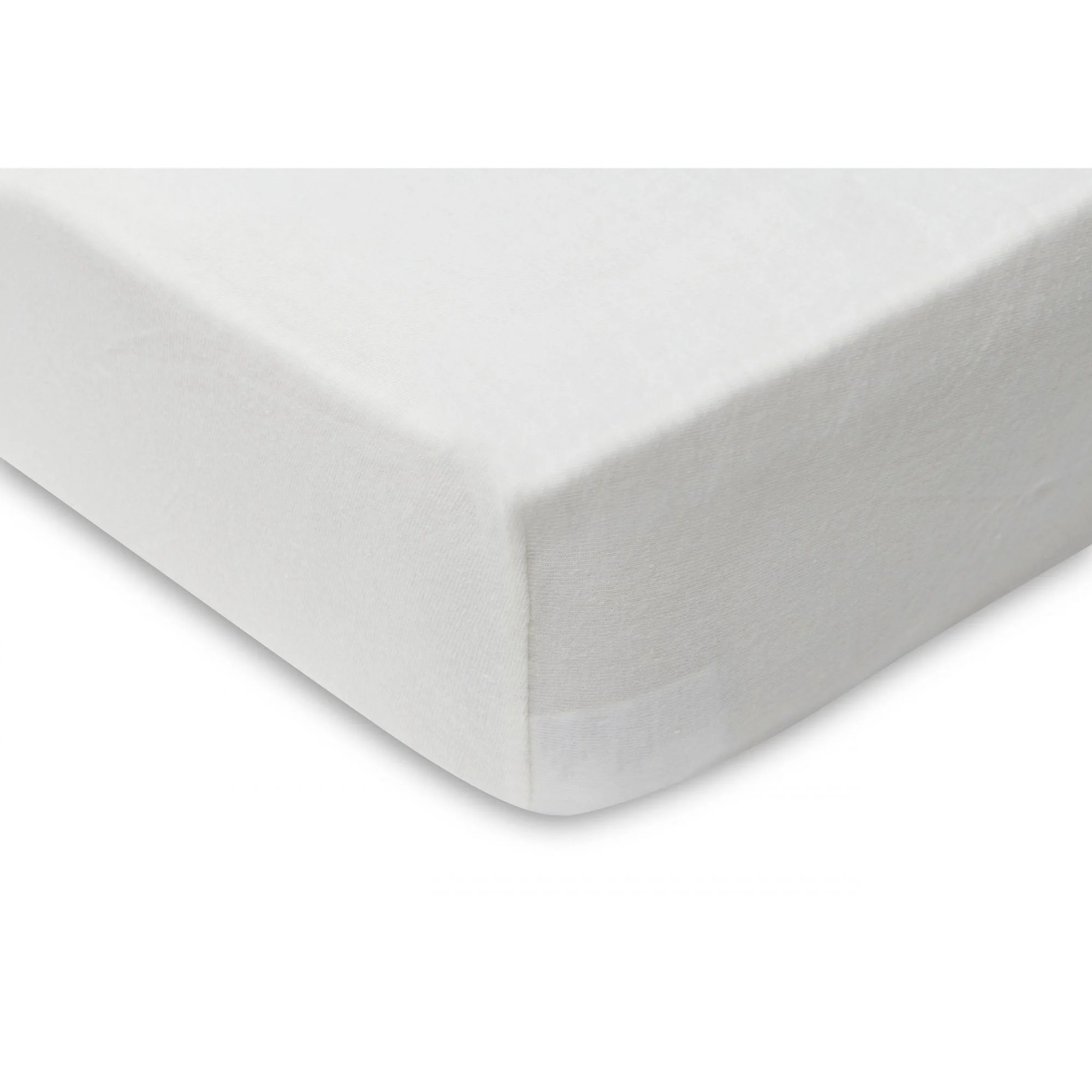 Простыня на резинке Jollein Jersey Ivory/Nougat, 120x60 см, 2 шт. foto