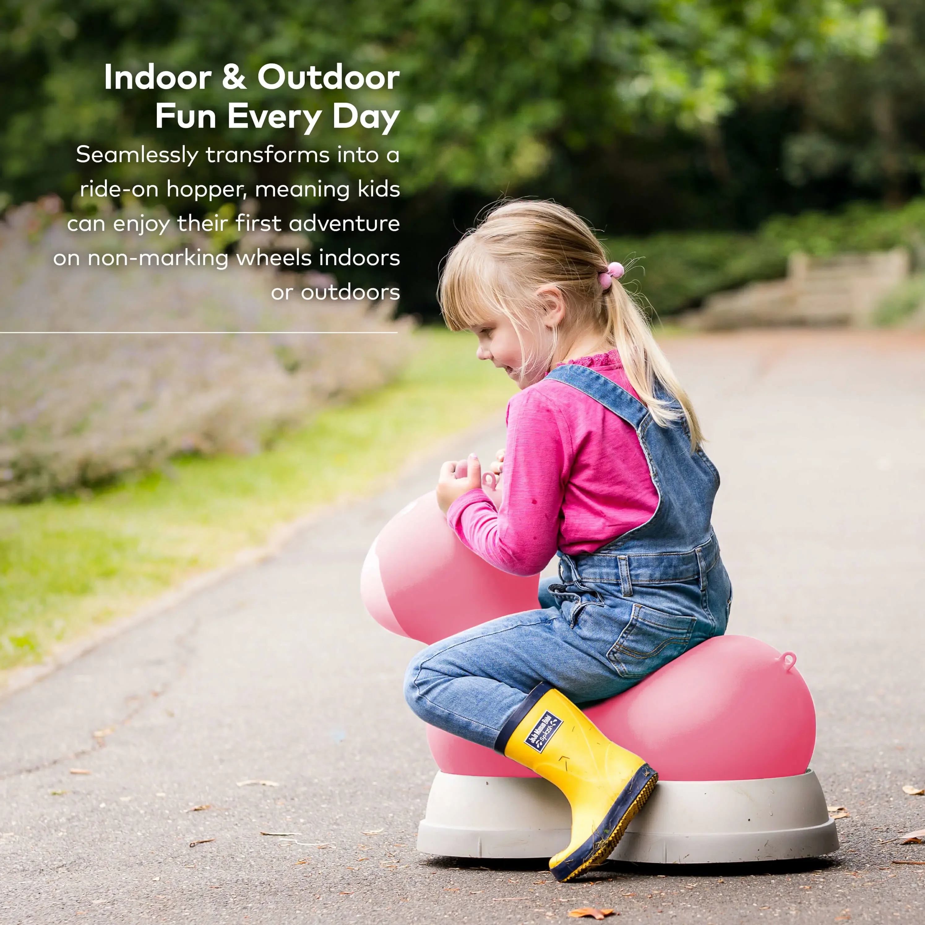 Tolocar Ride-On Micro Air Hopper II Pink