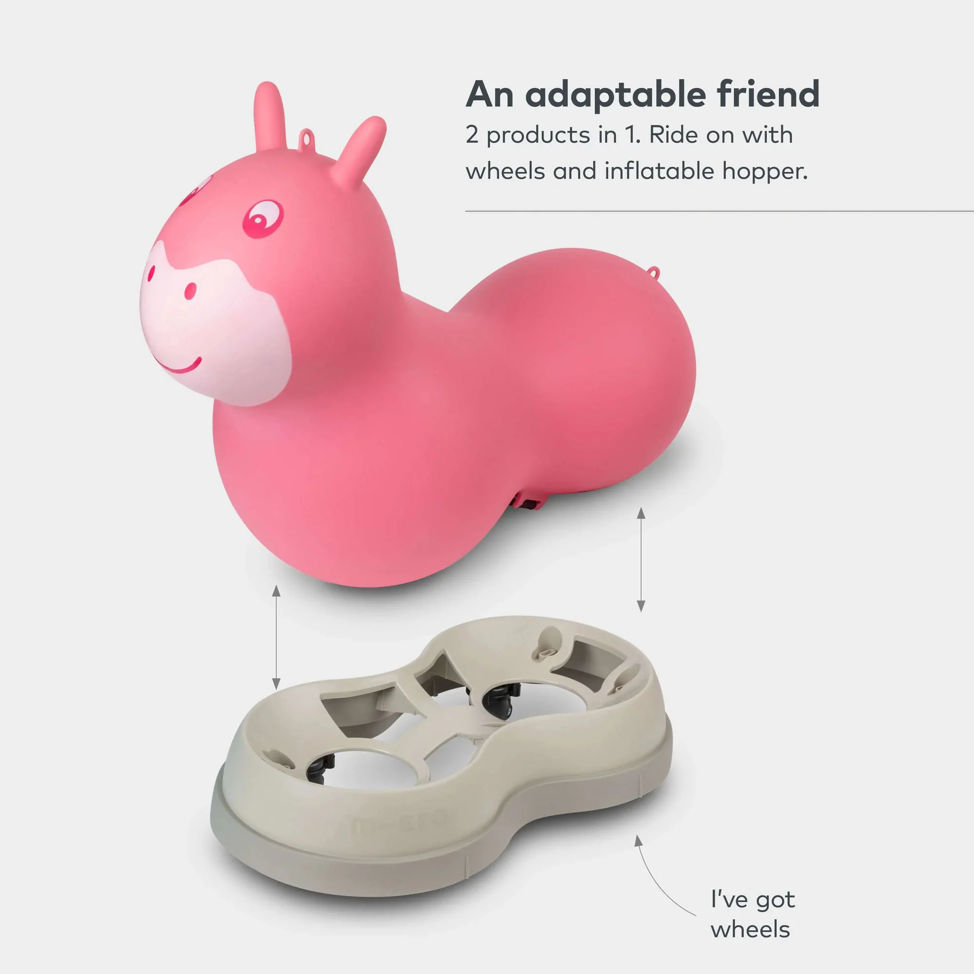 Tolocar Ride-On Micro Air Hopper II Pink