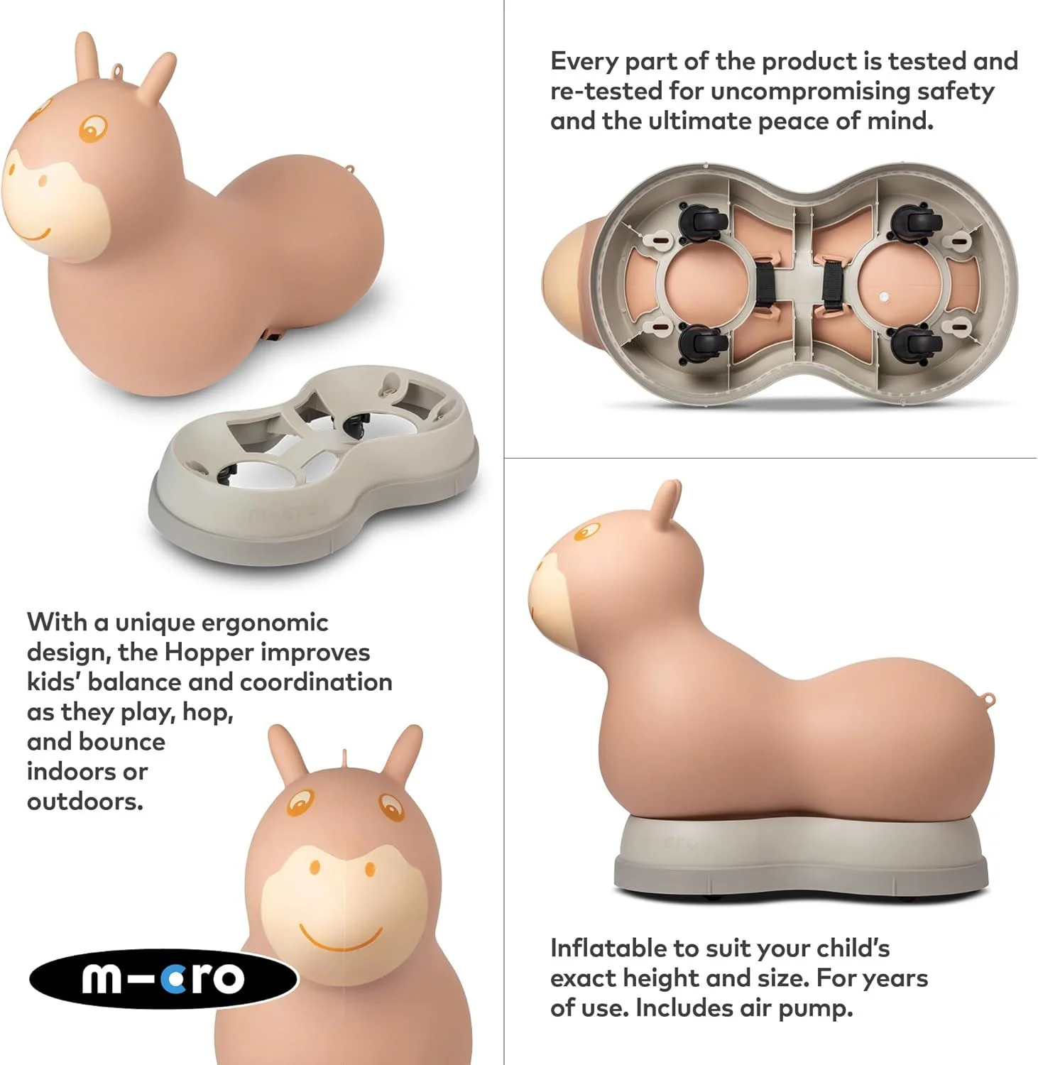Tolocar Ride-On Micro Air Hopper II Moka