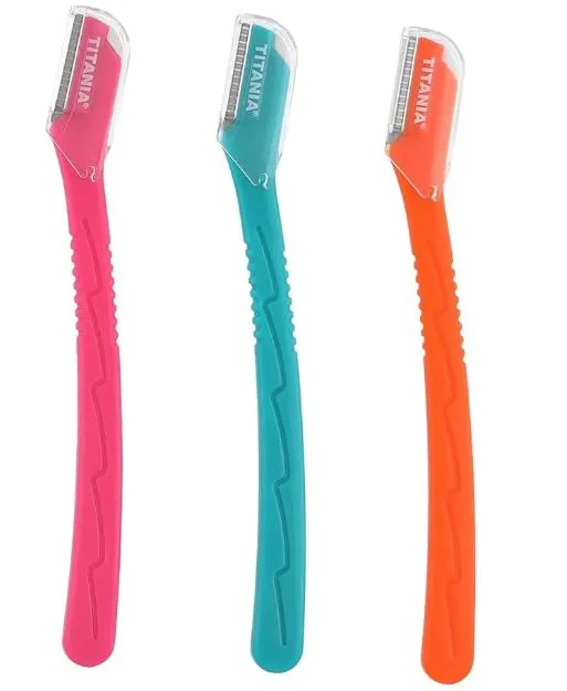 Trimmer pentru sprancene TITANIA, 12,3 cm, 3 buc. foto
