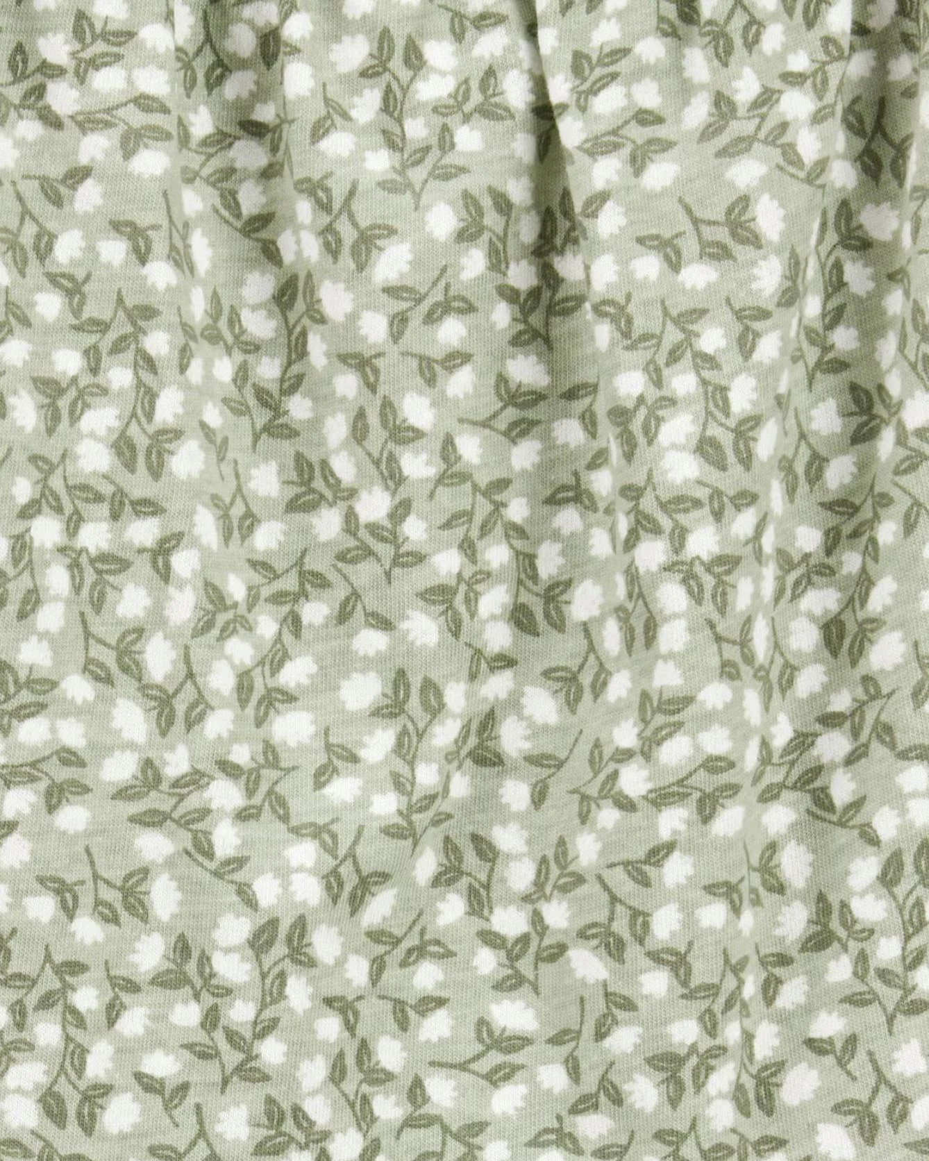 Carter's Set 2 piese Green Ditsy Floral - body si pantaloni foto
