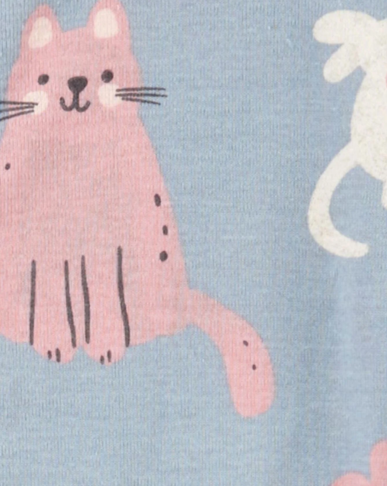 Carter's Пижама Grey-Pink Cat