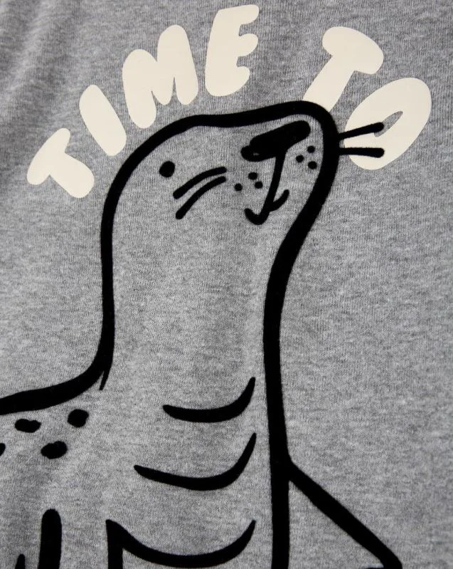 Детские пижамы набор Carter's Grey Seal, 2 шт foto
