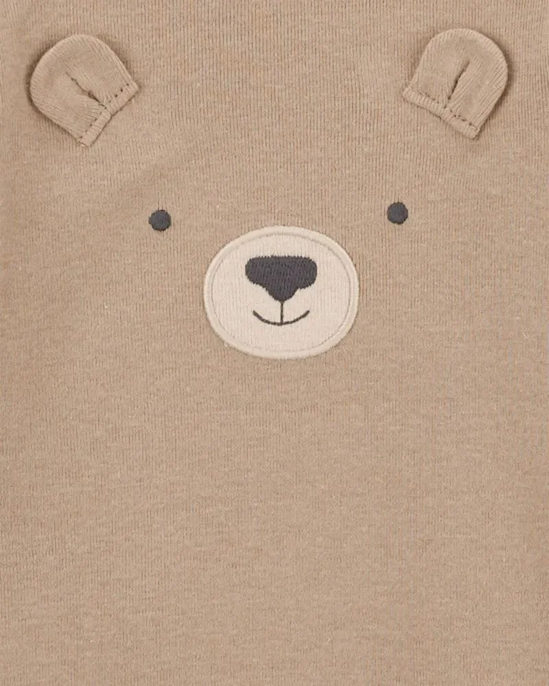 Carter's Комплект бодиков Bear Face Stripe