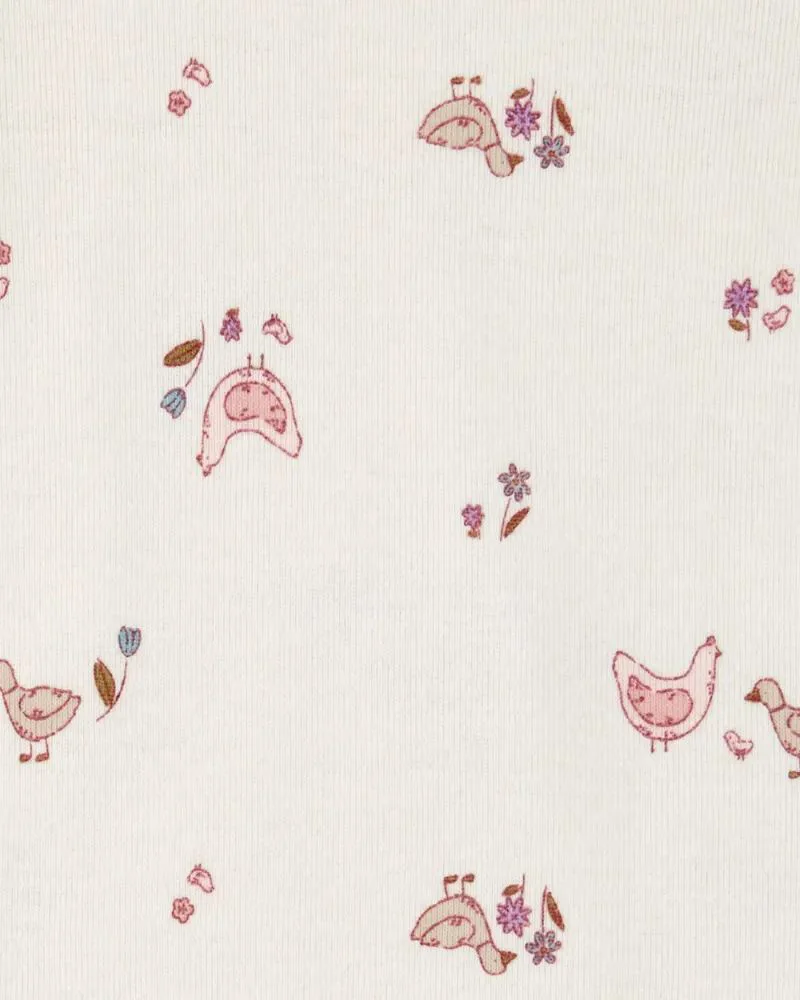 Carter's Комплект бодиков Love Floral Stripe