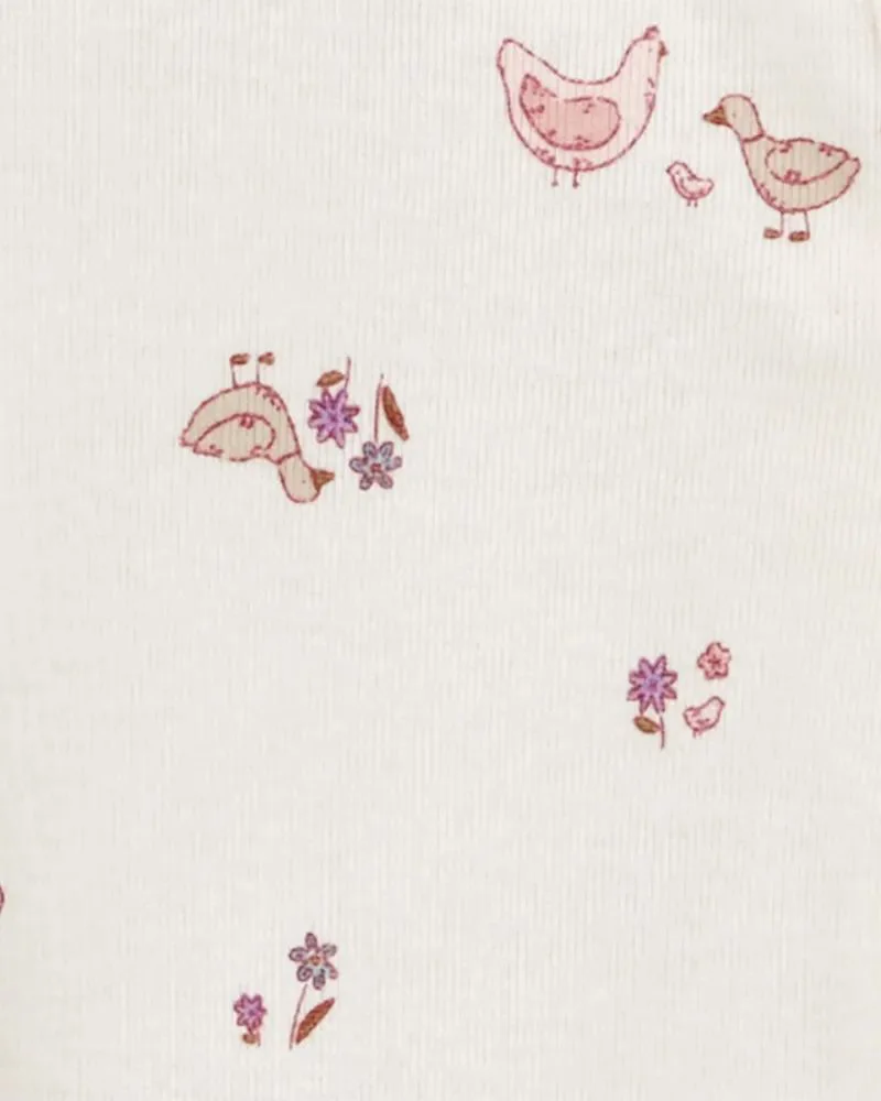 Carter's Комплект бодиков Love Floral Stripe