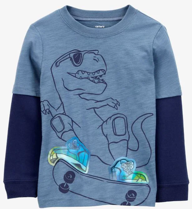 Carter's Кофта Blue Navy Dino