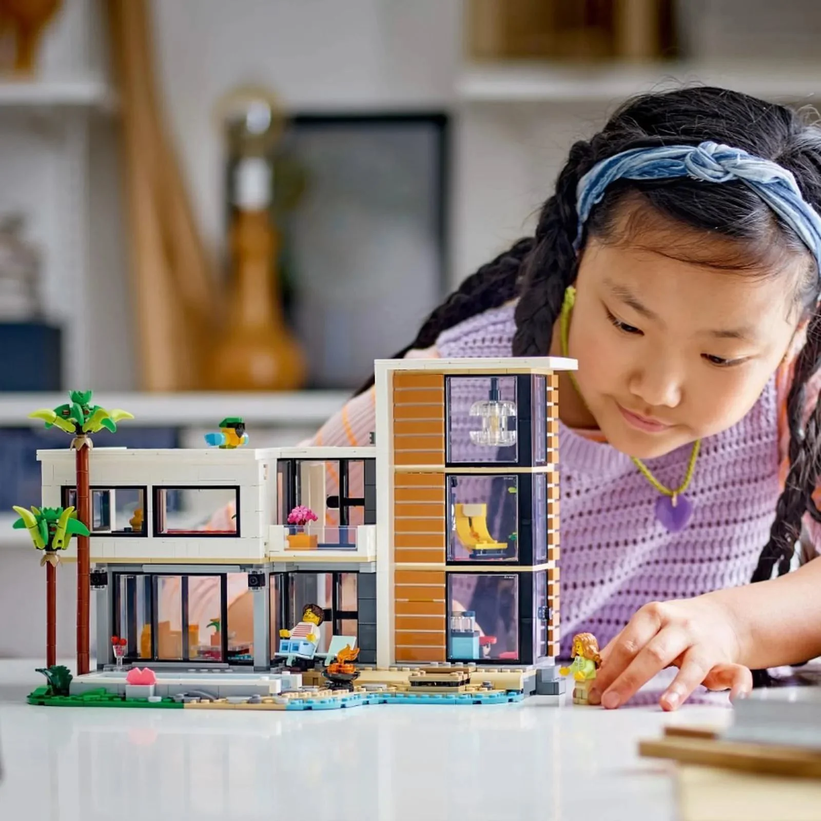 Set de constructie 3 in 1 LEGO Creator Casa moderna, 939 el. foto
