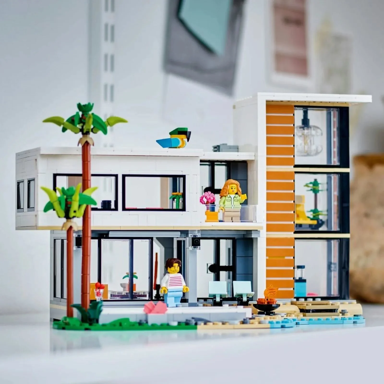 Set de constructie 3 in 1 LEGO Creator Casa moderna, 939 el. foto