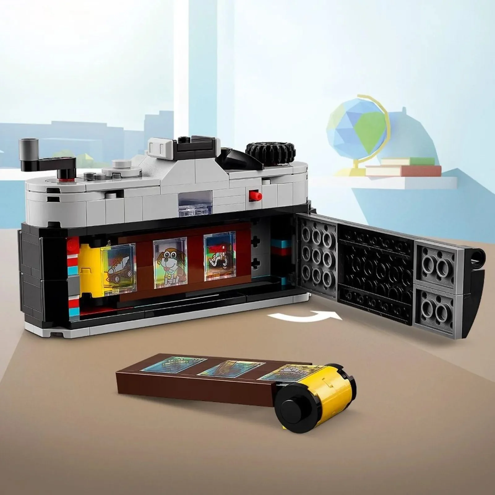Строительный набор 3 в 1 LEGO Creator Ретро-фотоаппарат, 261 эл.