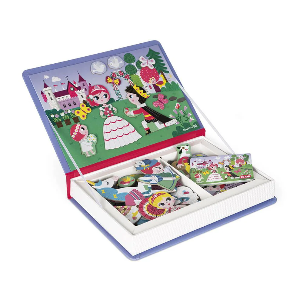 Магнитная книга Janod Принцессы, 55 эл.