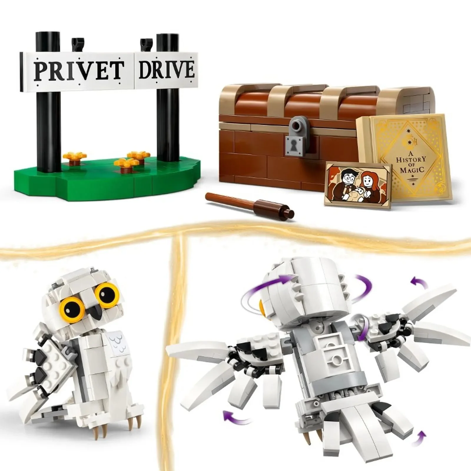 Строительный набор LEGO Harry Potter Букля на Тисовой улице, 337 эл. foto