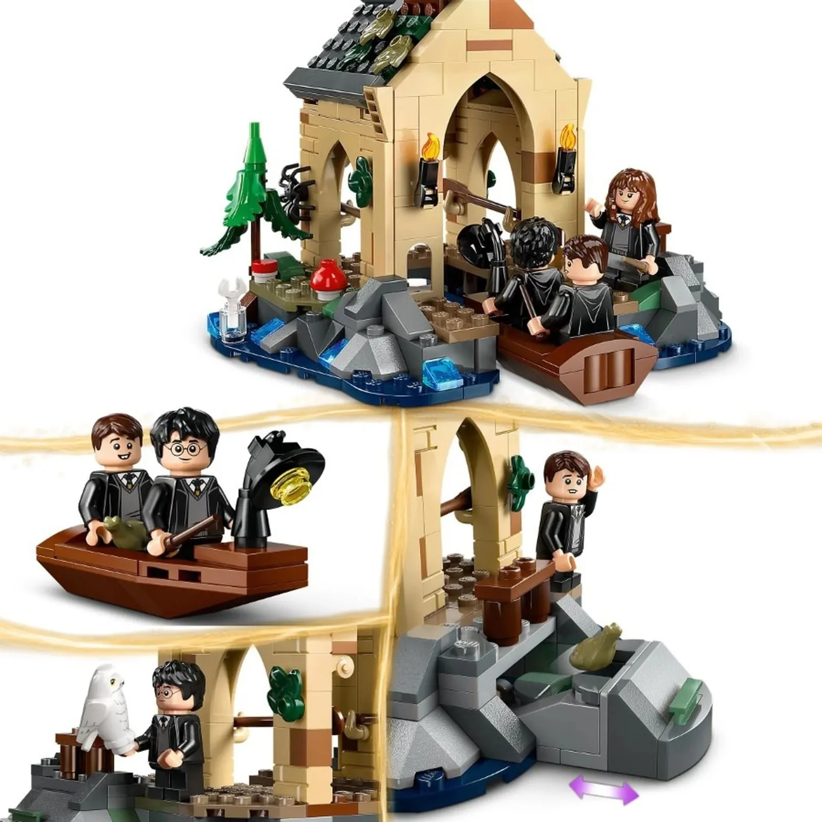 Строительный набор LEGO Harry Potter Причал для лодок у замка Хогвартс, 350 эл. foto