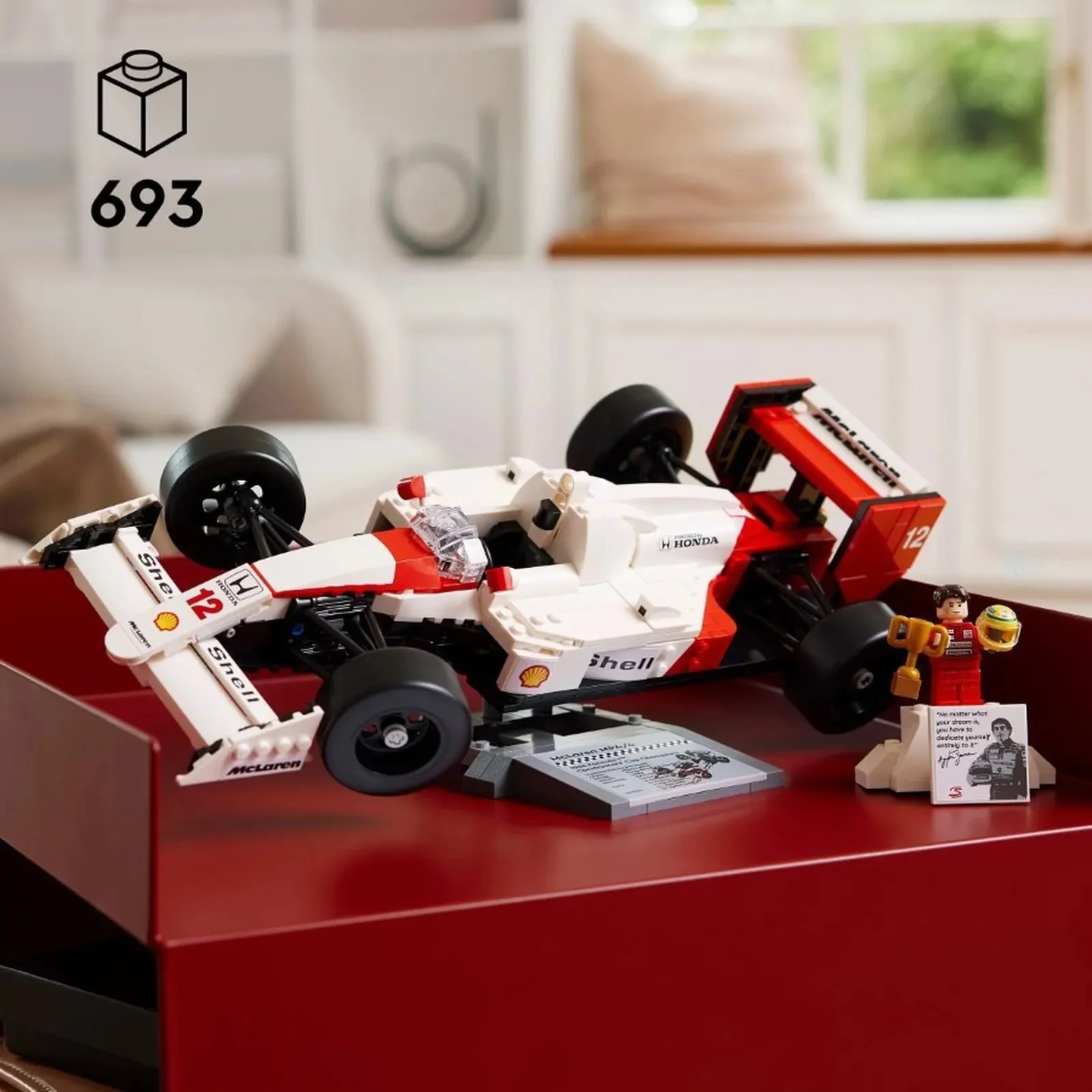 Строительный набор LEGO Icons McLaren MP4/4 и Айртон Сенна, 693 эл. foto