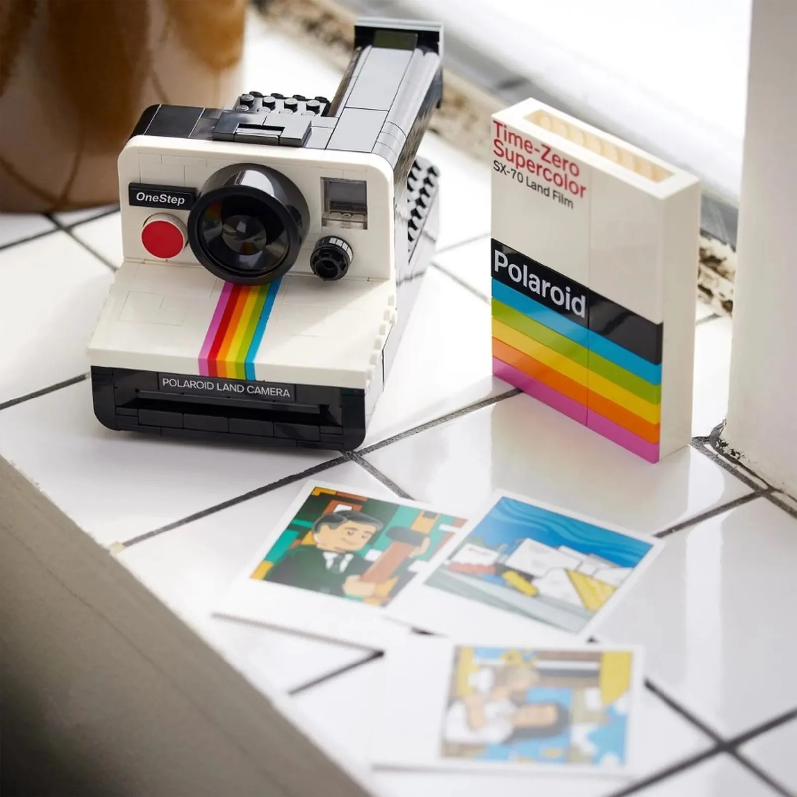 Set de constructie LEGO Ideas Camera Foto Polaroid OneStep SX-70, 516 el. foto