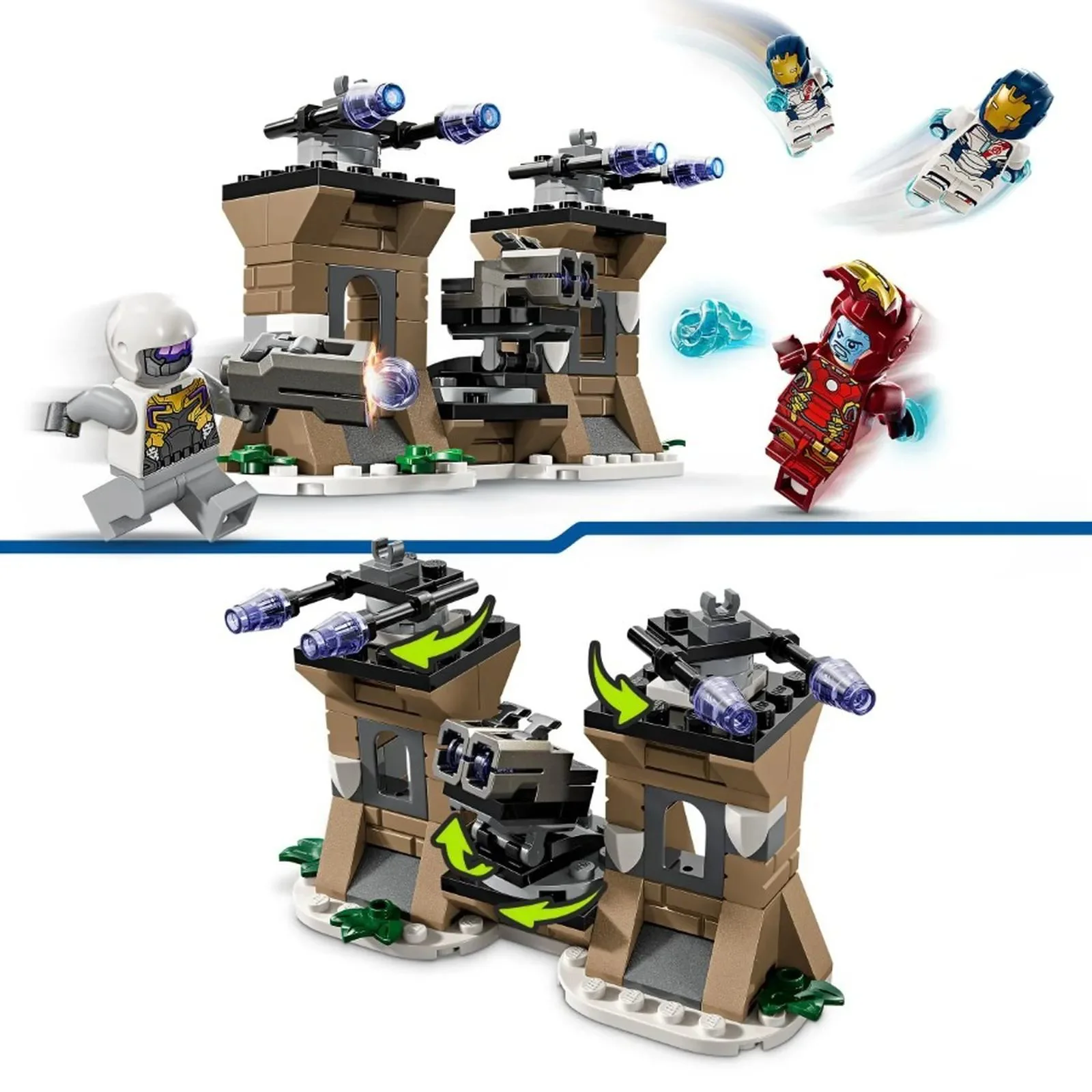 Set de constructie LEGO Marvel Iron Man si Legiunea de Fier vs. Soldat Hydra, 135 el. foto