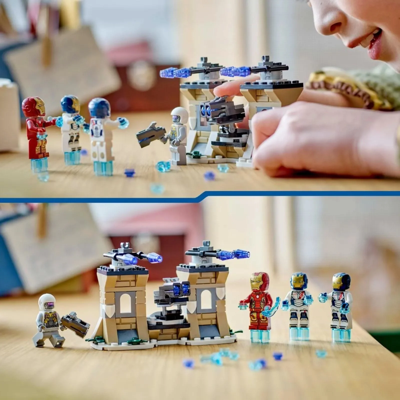 Set de constructie LEGO Marvel Iron Man si Legiunea de Fier vs. Soldat Hydra, 135 el. foto