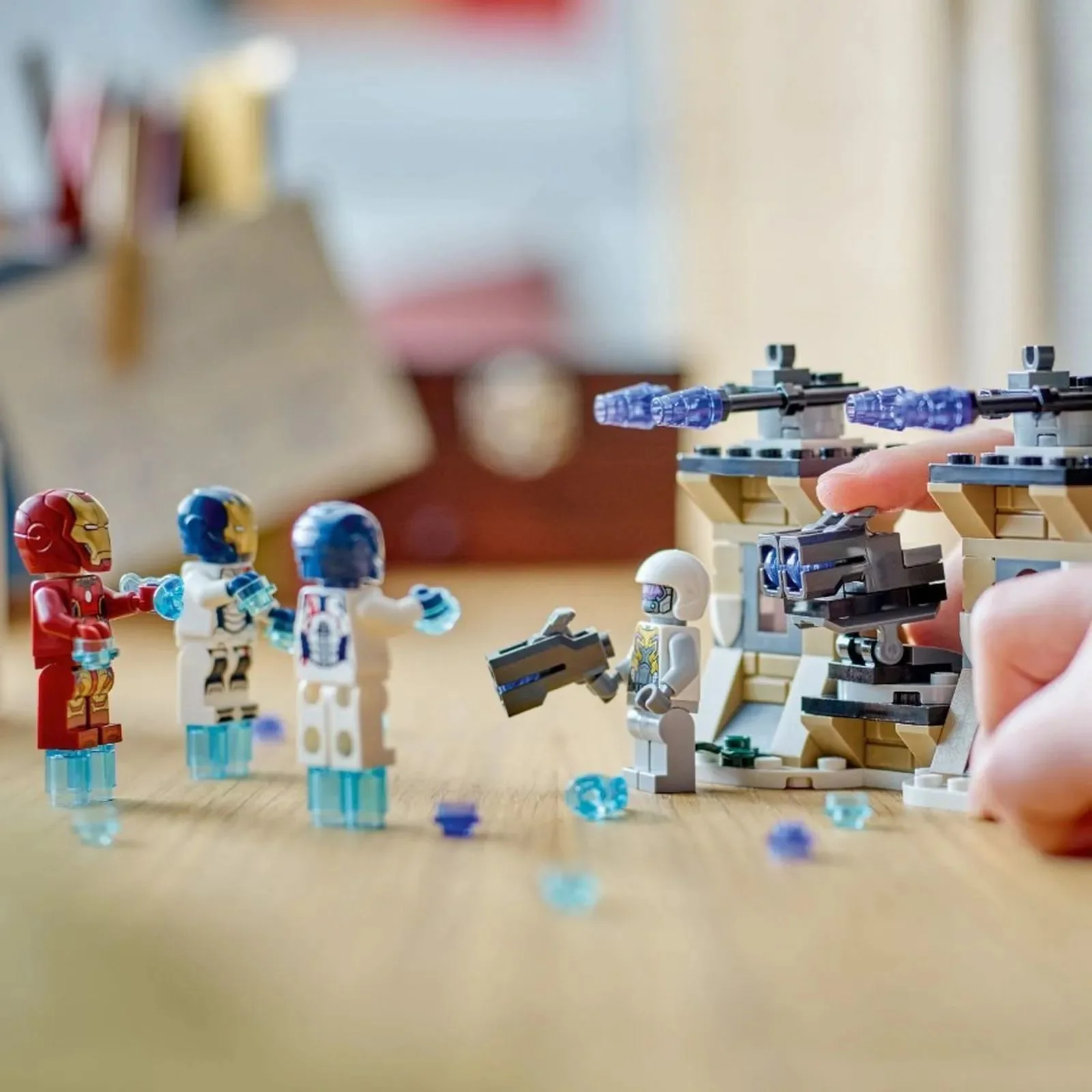 Set de constructie LEGO Marvel Iron Man si Legiunea de Fier vs. Soldat Hydra, 135 el. foto