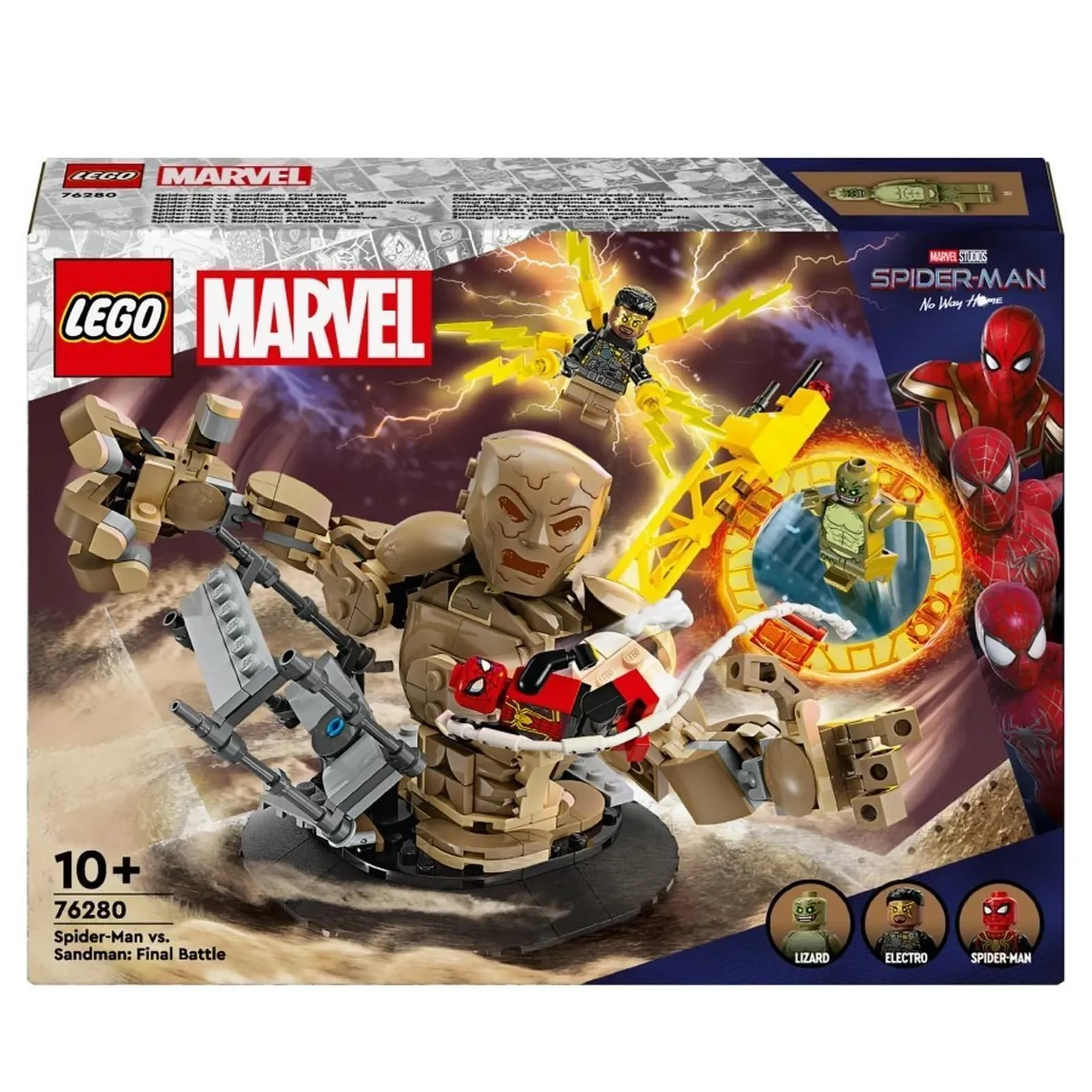 Строительный набор LEGO Marvel Человек-паук против Песочного человека: Финальная битва, 347 эл. foto