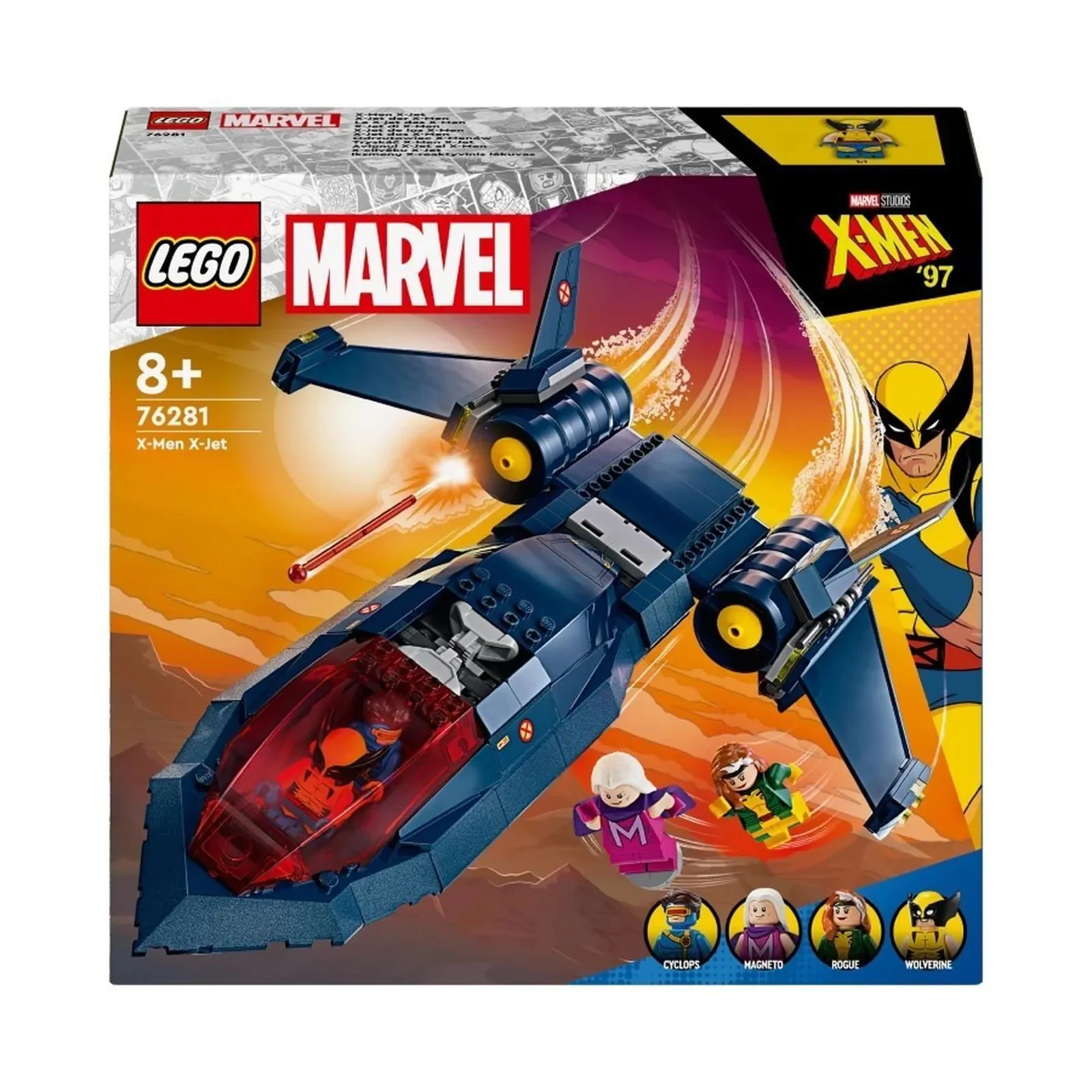 Set de constructie LEGO Marvel Avionul X-jet al X-MEN, 359 el. foto