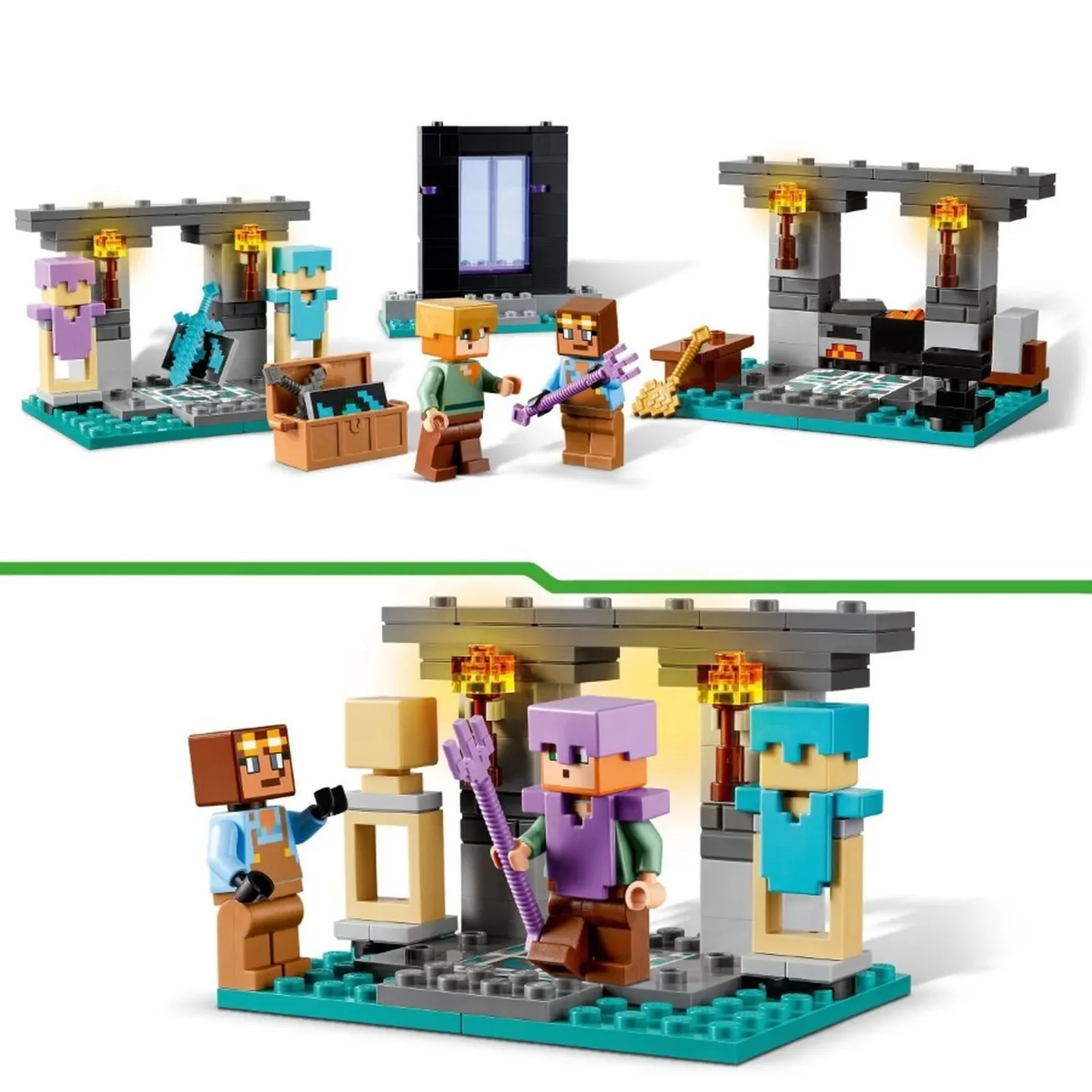 Строительный набор LEGO Minecraft Оружейная, 203 эл. foto