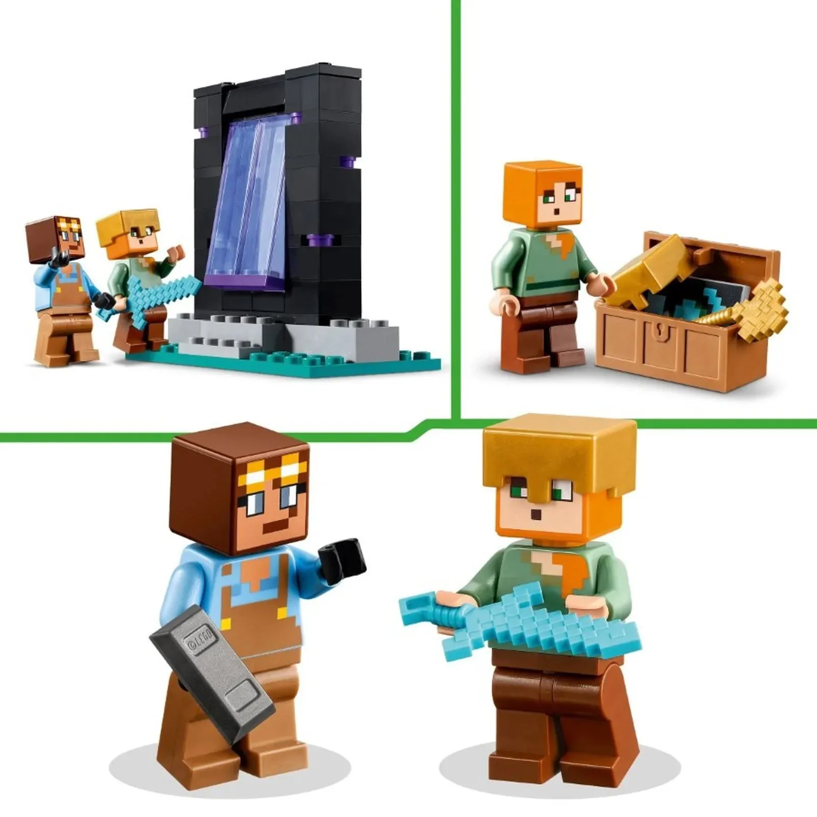 Строительный набор LEGO Minecraft Оружейная, 203 эл. foto