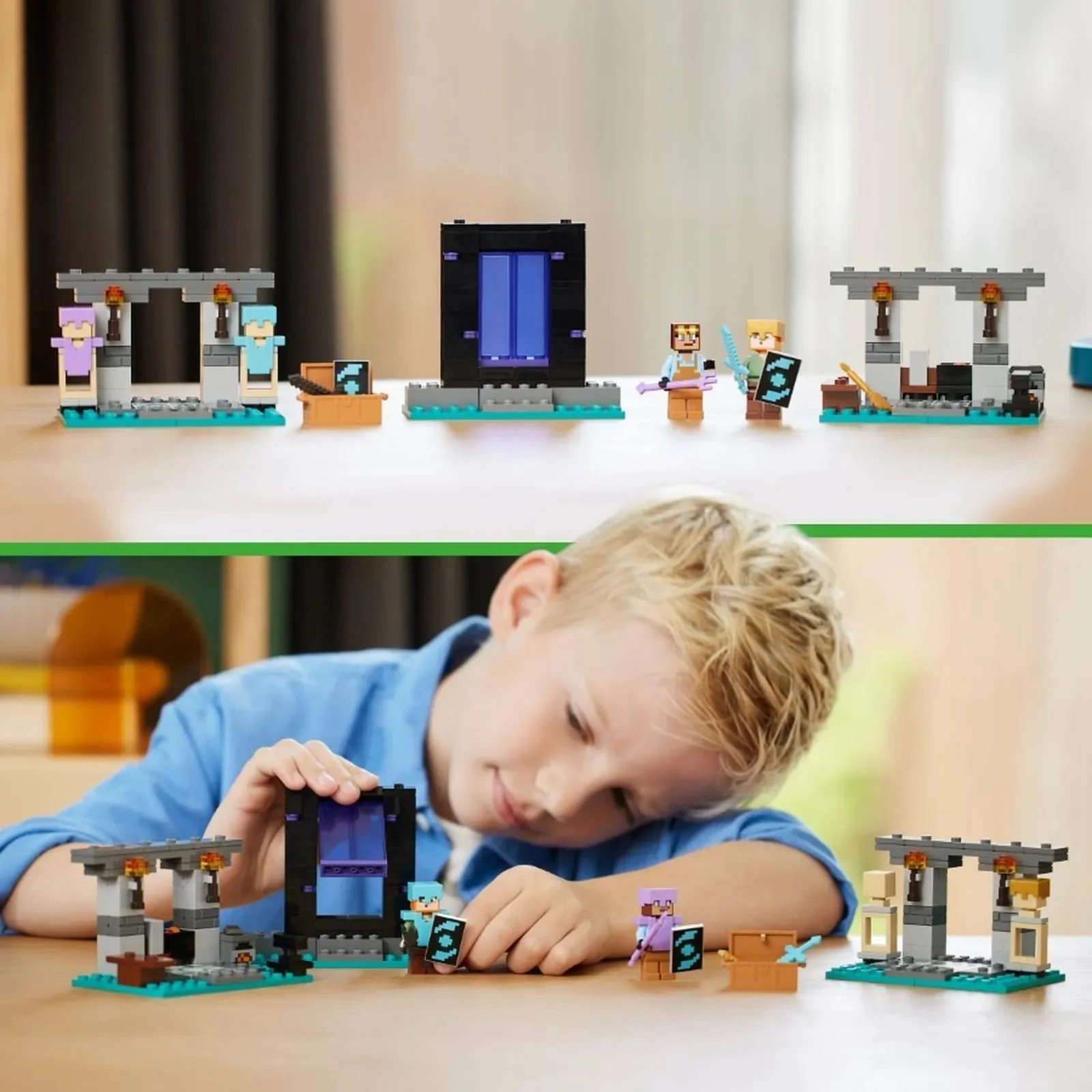 Строительный набор LEGO Minecraft Оружейная, 203 эл. foto