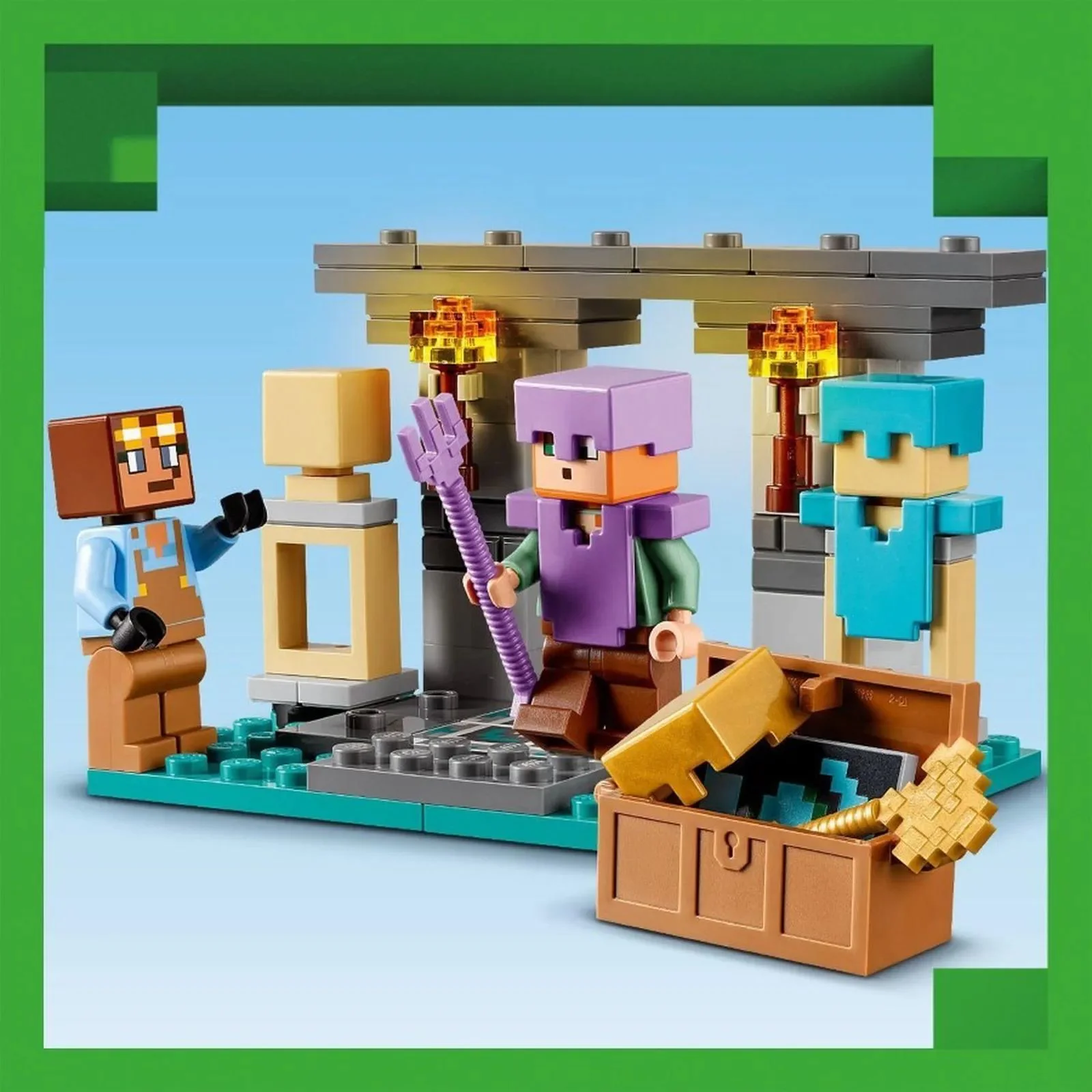 Строительный набор LEGO Minecraft Оружейная, 203 эл. foto