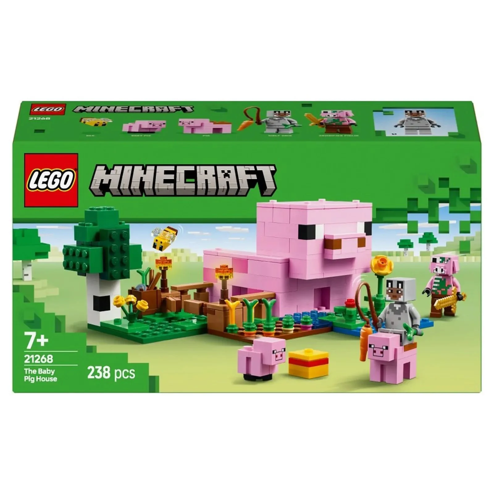 Строительный набор LEGO Minecraft Дом-свинка, 238 эл. foto