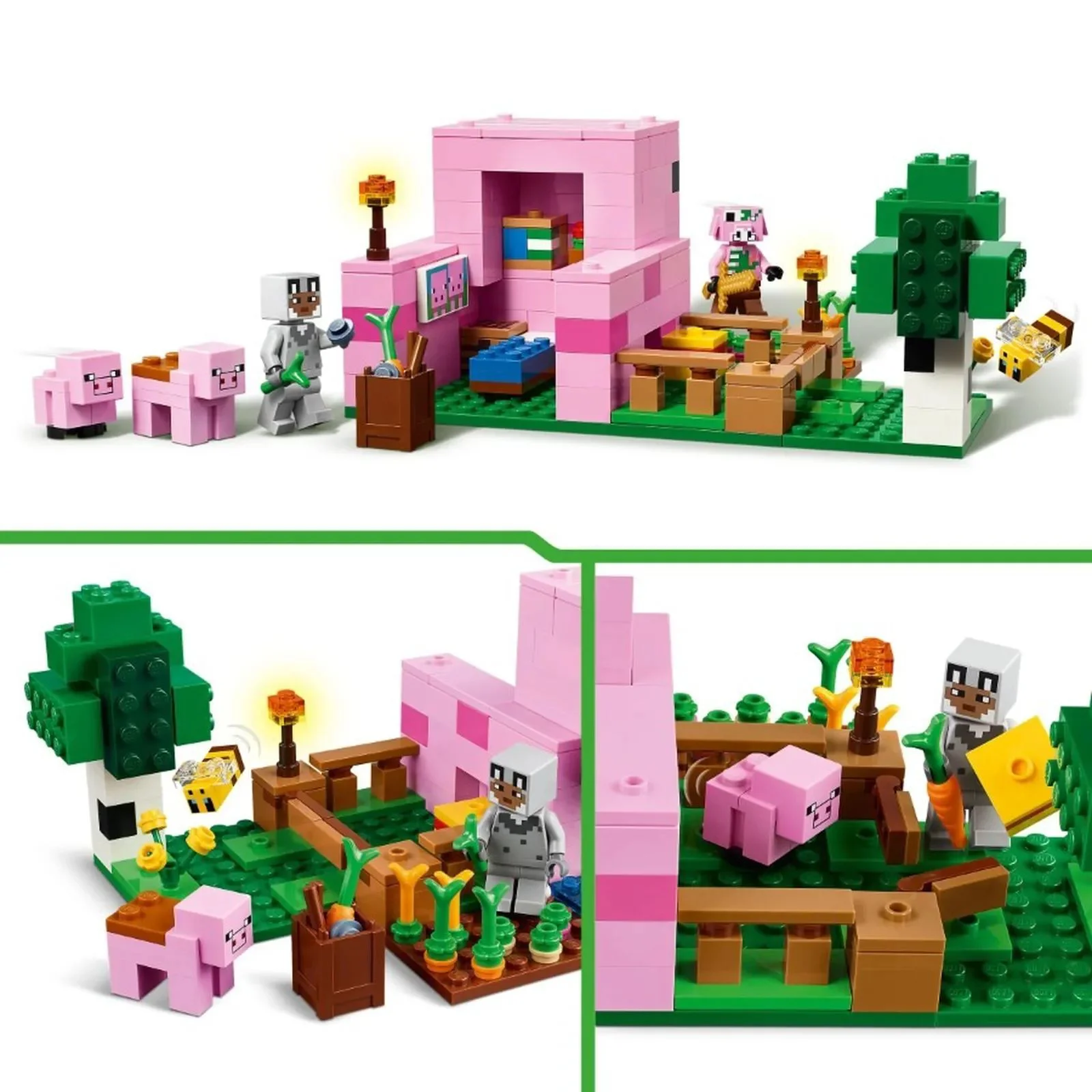 Строительный набор LEGO Minecraft Дом-свинка, 238 эл. foto