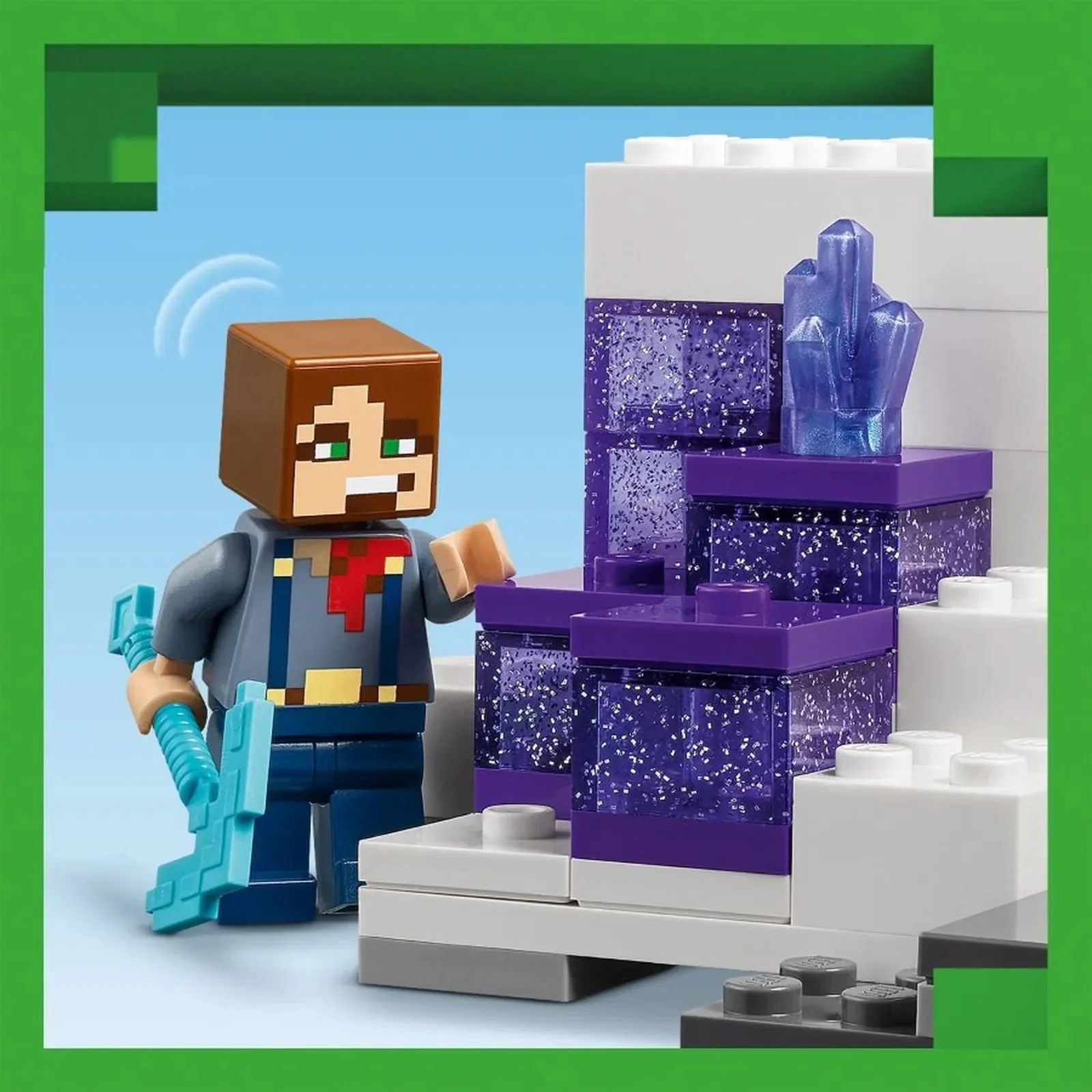 Строительный набор LEGO Minecraft Шахта в Бэдлендсе, 538 эл.