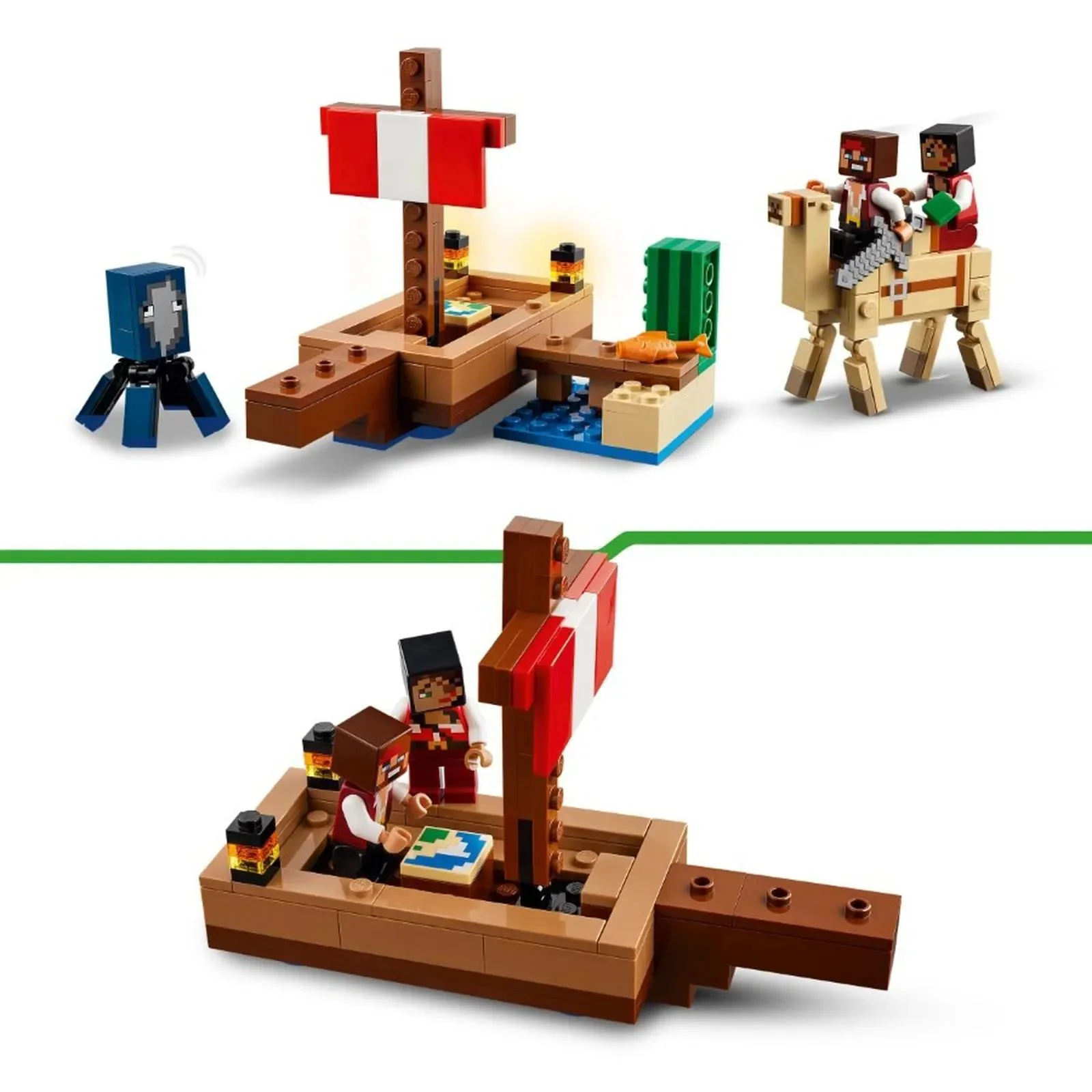 Строительный набор LEGO Minecraft Пиратское путешествие, 166 эл. foto