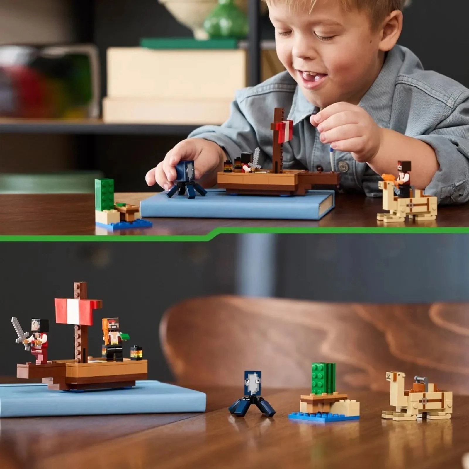 Строительный набор LEGO Minecraft Пиратское путешествие, 166 эл. foto