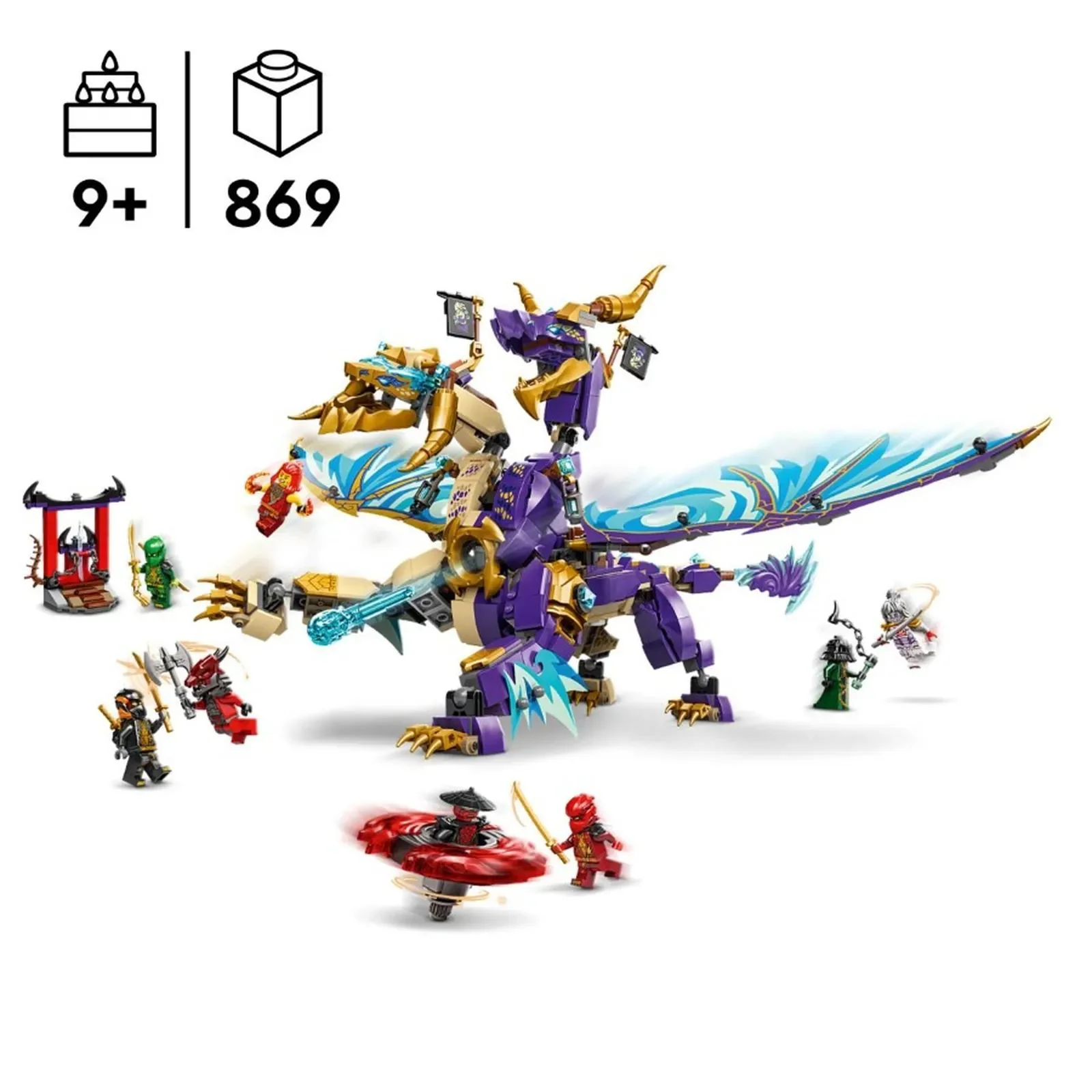 Строительный набор LEGO Ninjago Дракон Сфокусированной Дуги, 869 эл. foto