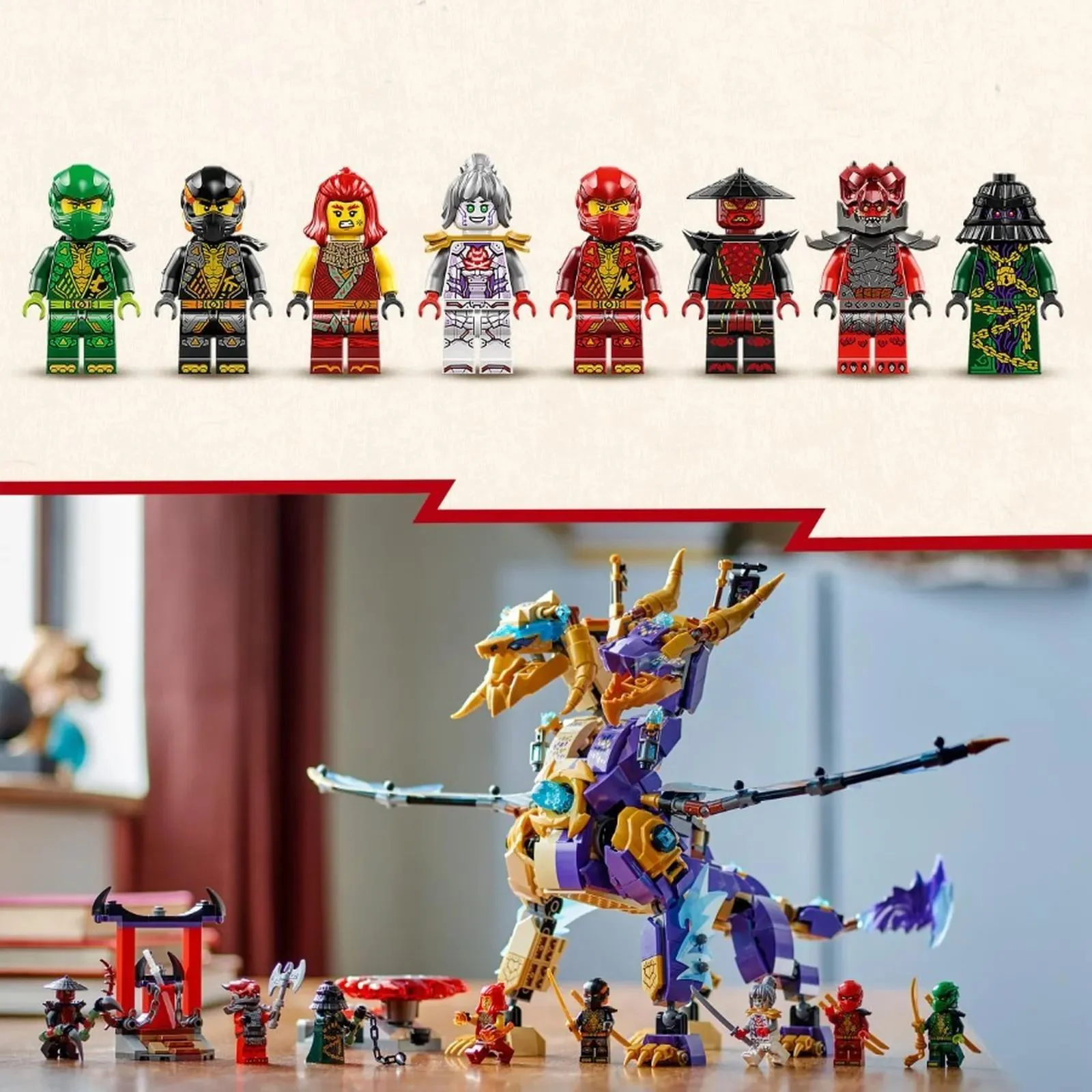Строительный набор LEGO Ninjago Дракон Сфокусированной Дуги, 869 эл. foto