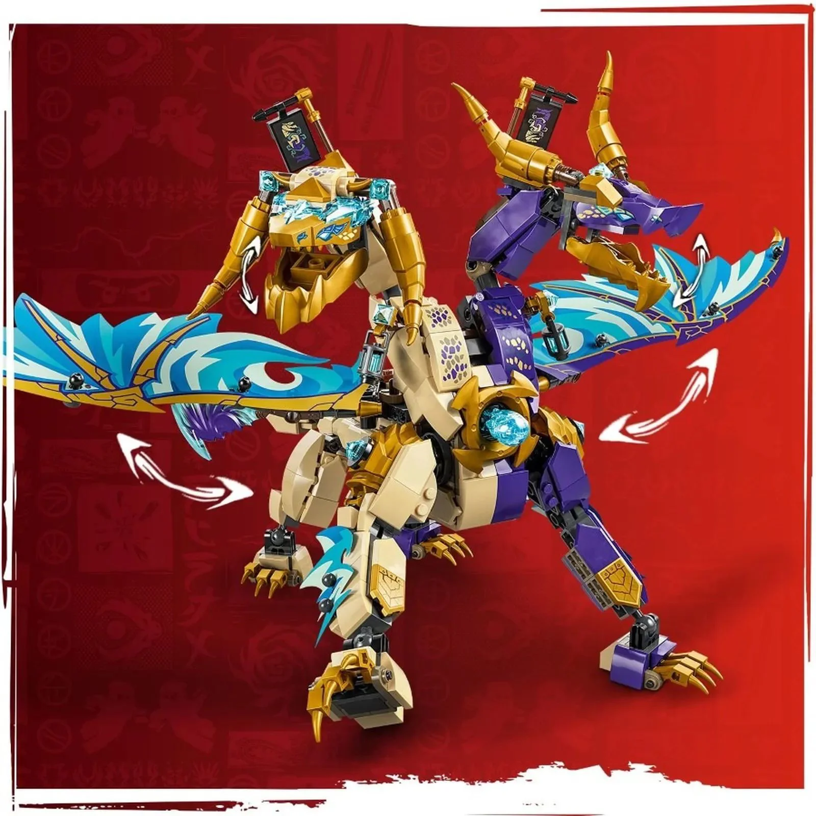 Строительный набор LEGO Ninjago Дракон Сфокусированной Дуги, 869 эл. foto