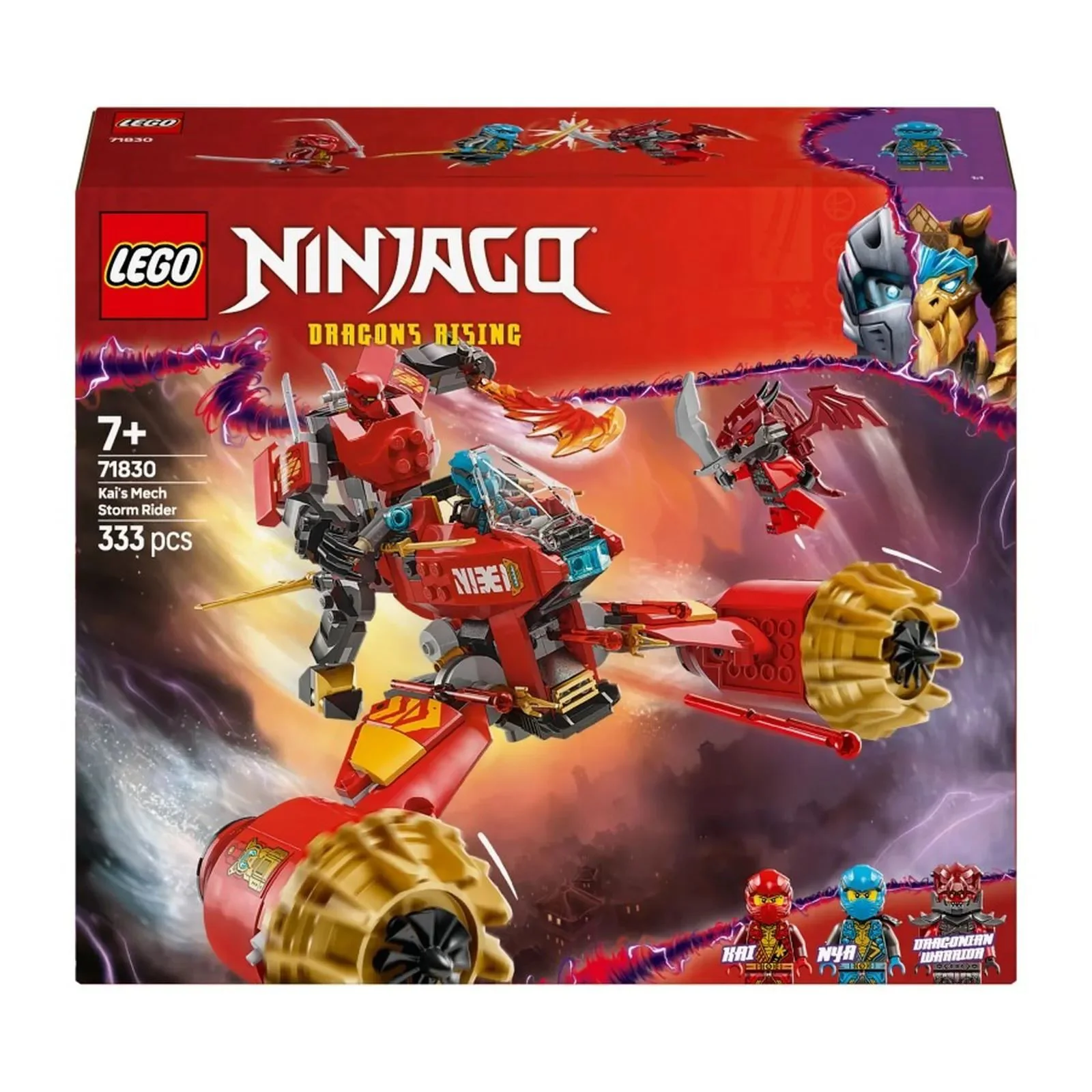Строительный набор LEGO Ninjago Летающий мех-транспорт Кая, 333 эл. foto