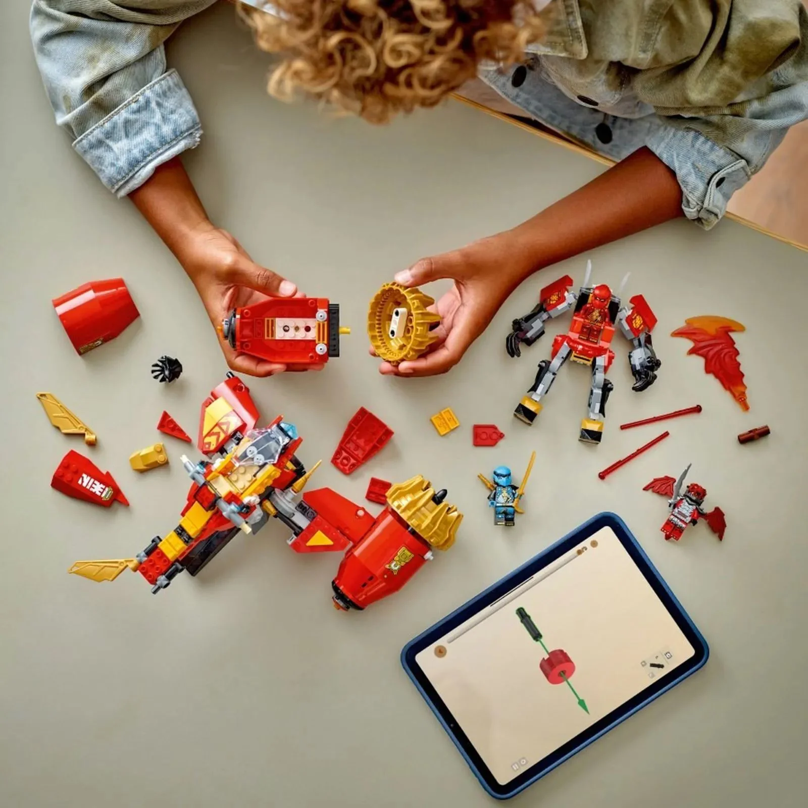 Строительный набор LEGO Ninjago Летающий мех-транспорт Кая, 333 эл. foto