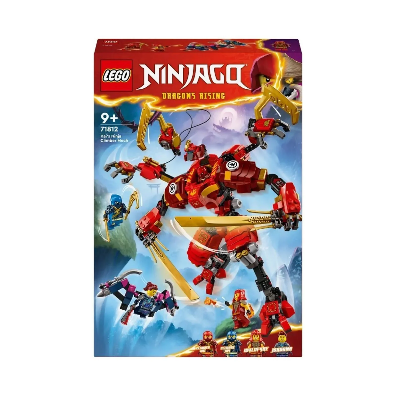 Строительный набор LEGO Ninjago Скалолазный робот Кая, 623 эл. foto